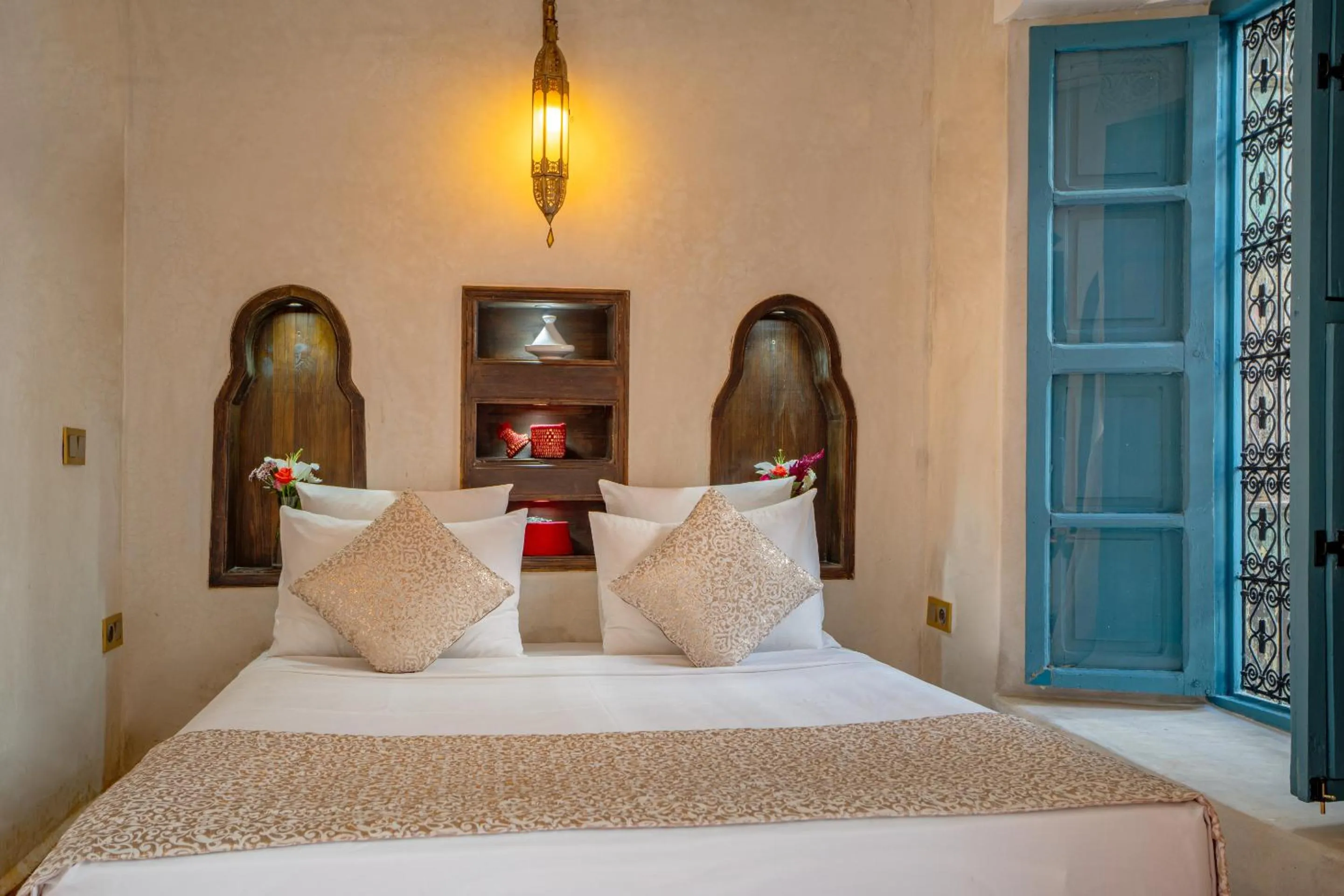 Bedroom, Bed in Riad Khalifa