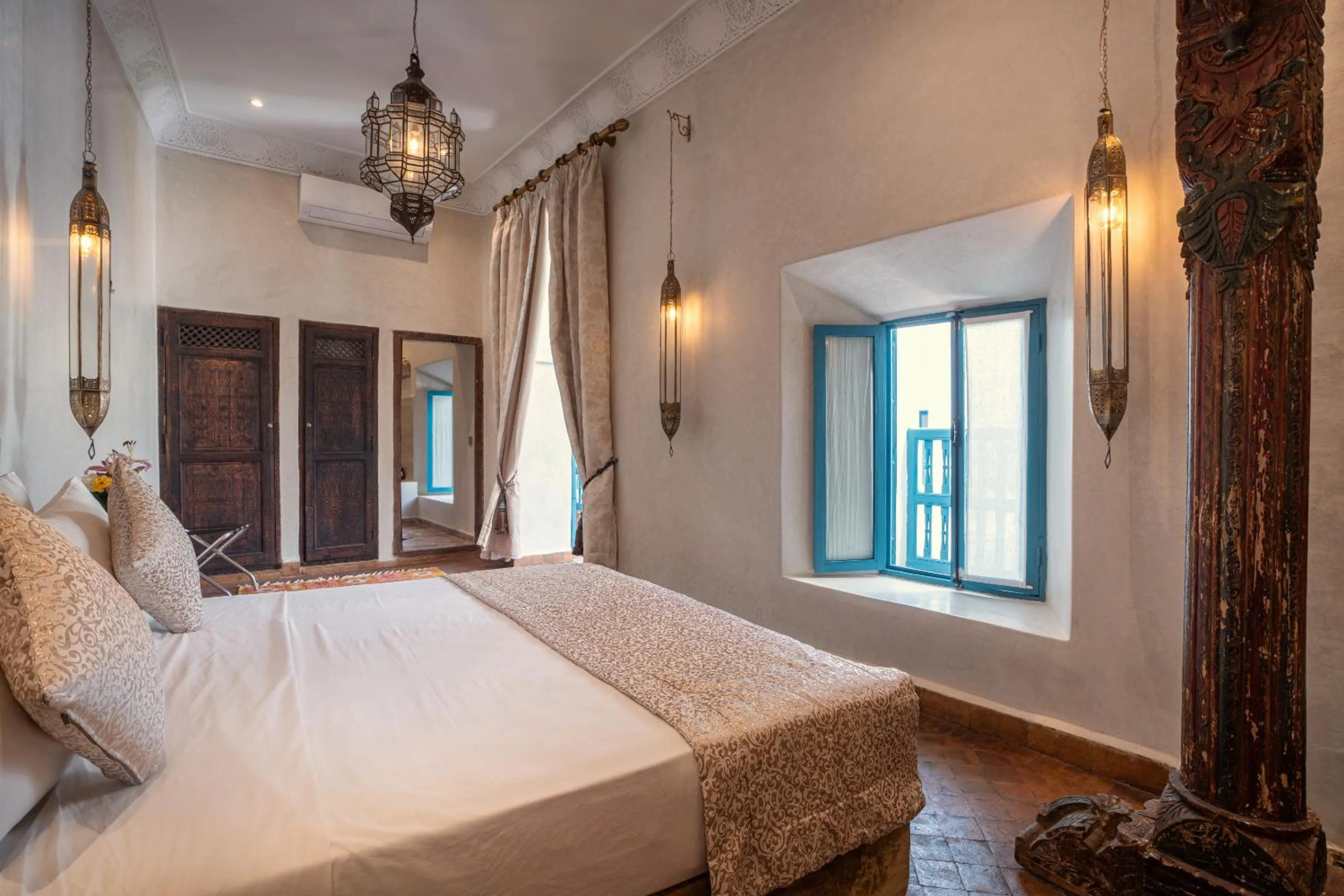 Bedroom, Bed in Riad Khalifa