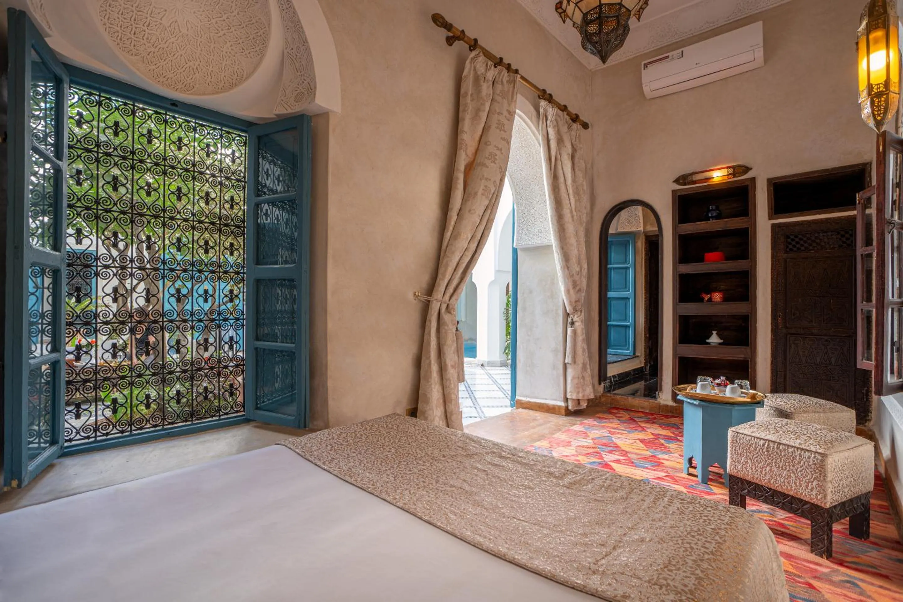 Bedroom, Bed in Riad Khalifa