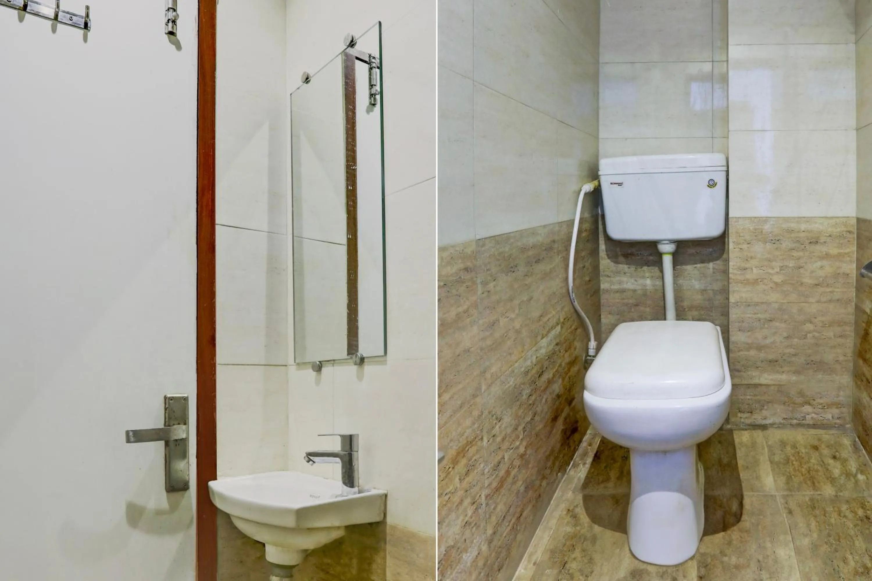Bathroom in Super Hotel O MP Nagar Near Rachna Tower