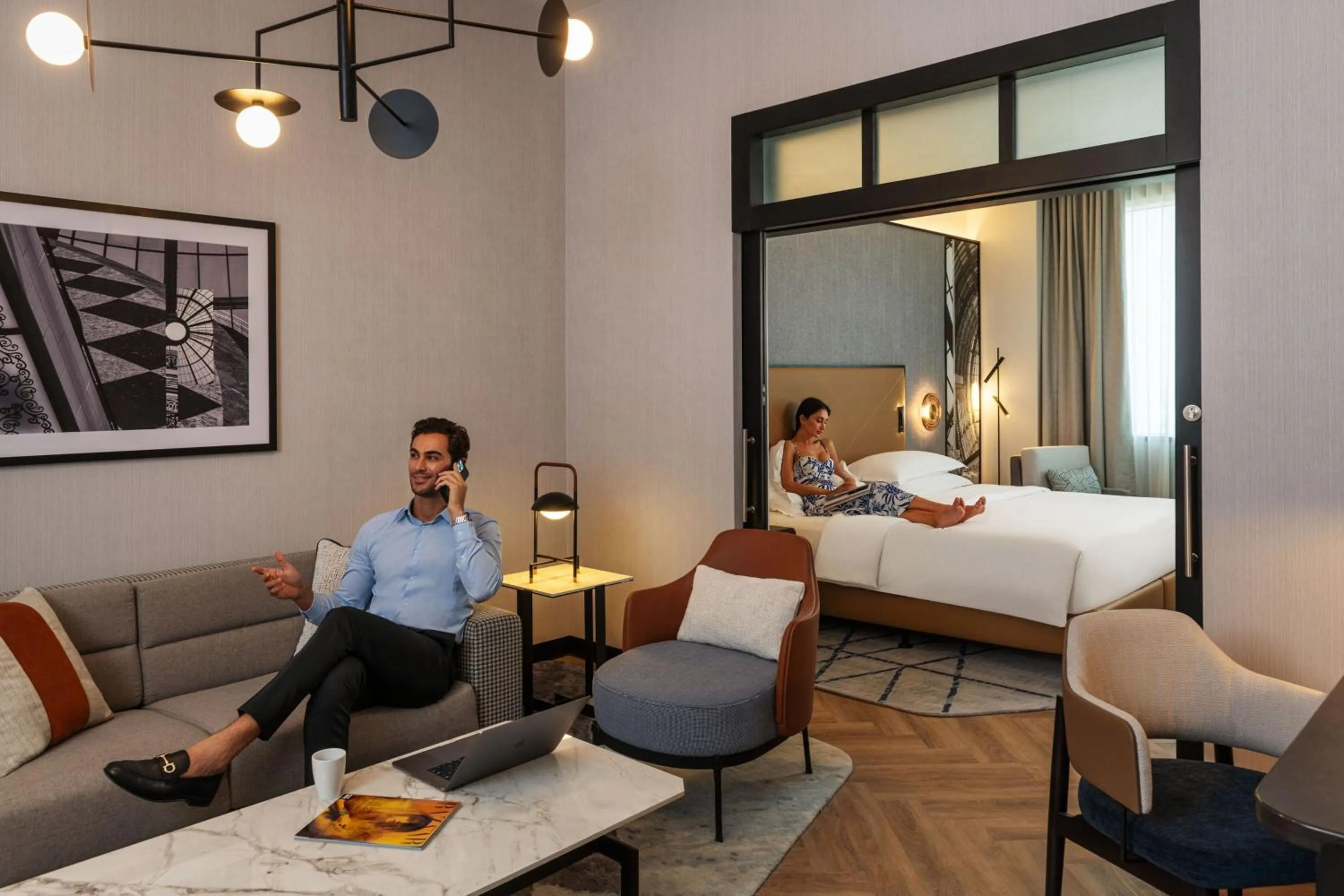 Bedroom in Sheraton Mall of the Emirates Hotel, Dubai