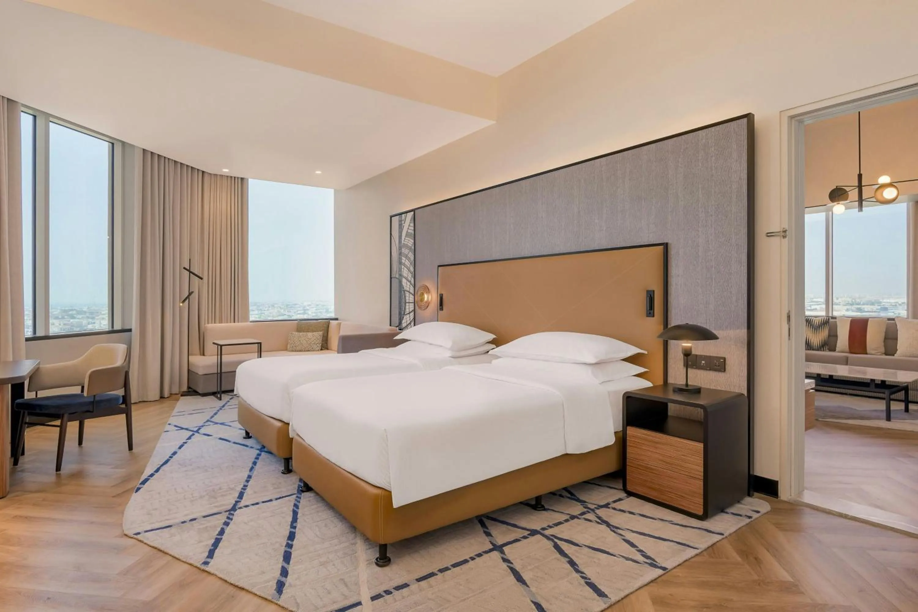 Bedroom, Bed in Sheraton Mall of the Emirates Hotel, Dubai