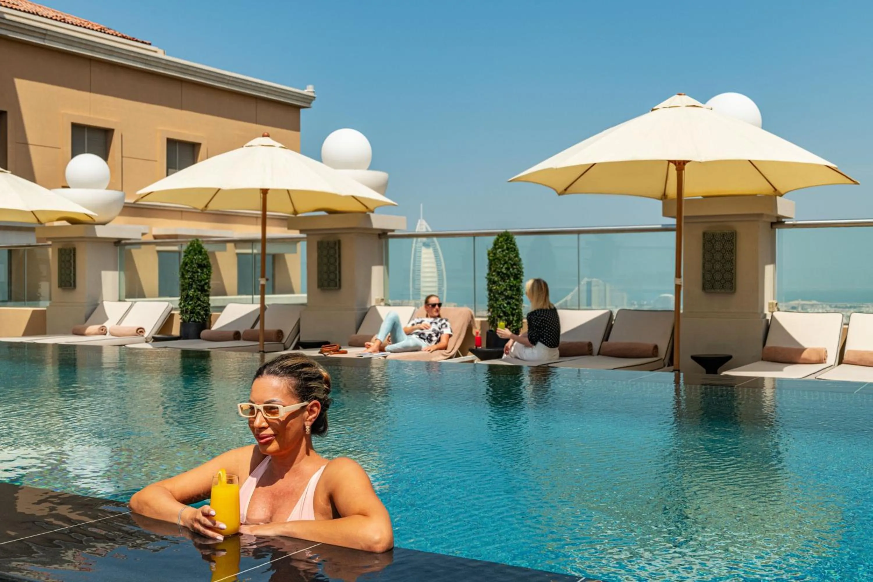 Swimming pool in Sheraton Mall of the Emirates Hotel, Dubai