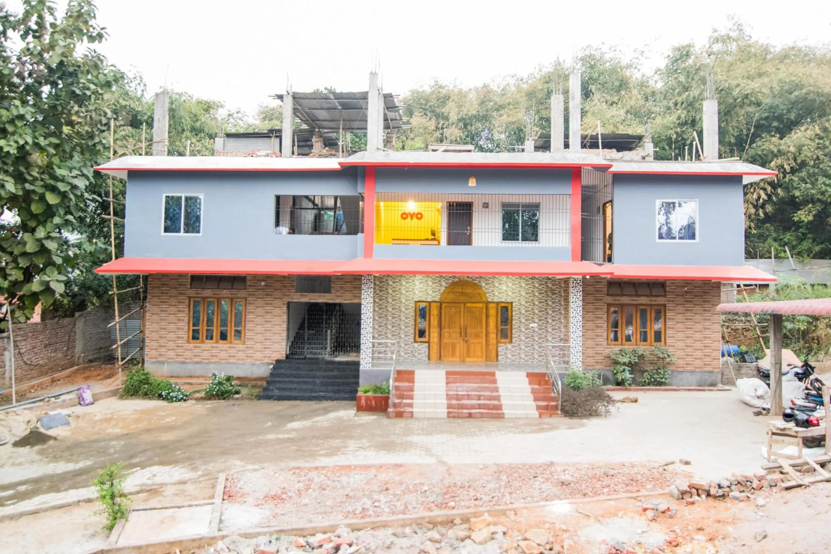 Facade/entrance in Hotel O Jp Homes