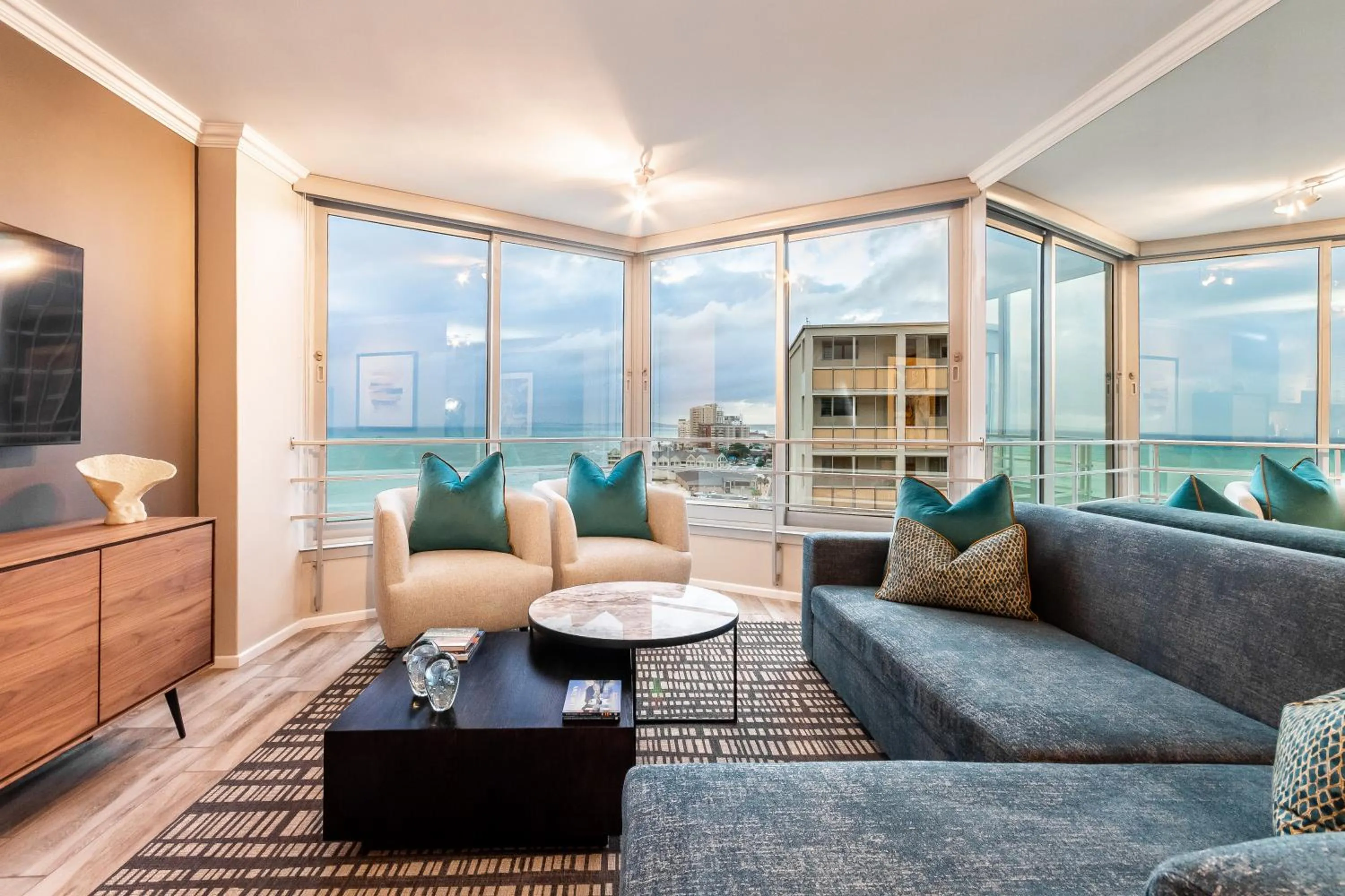 Living room in Ashley on Beach Strand
