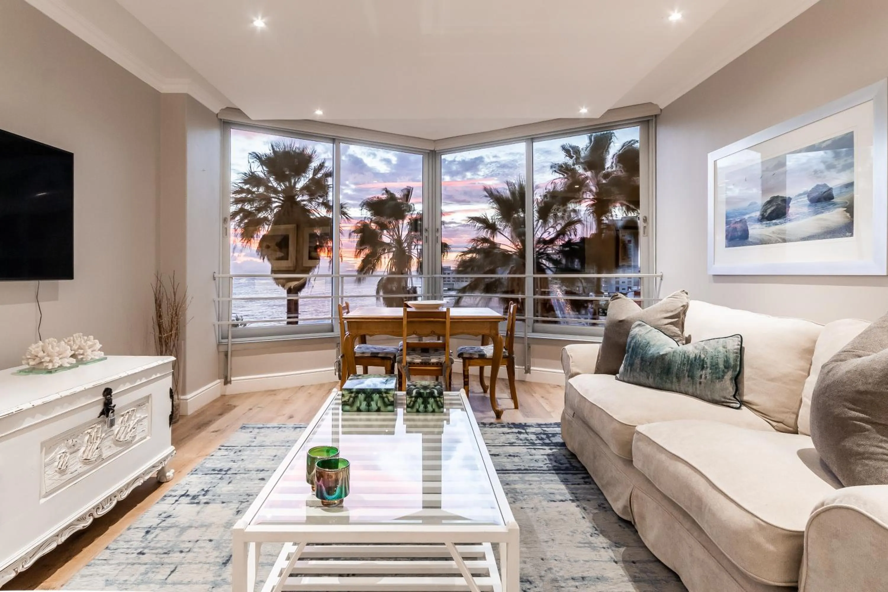 Living room in Ashley on Beach Strand