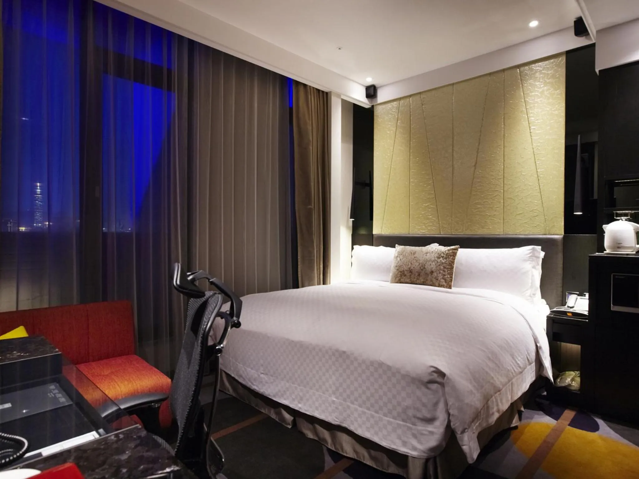 Bedroom, Bed in The Tango Hotel Taipei ChangAn