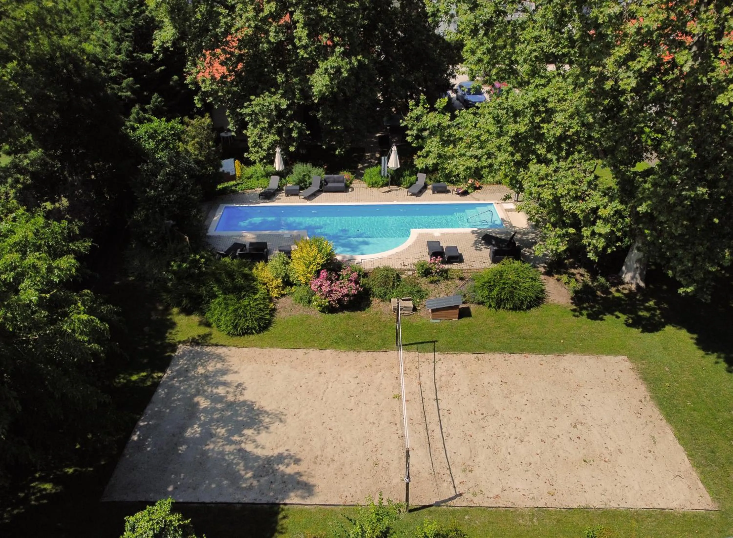 Garden in Hotel Platán