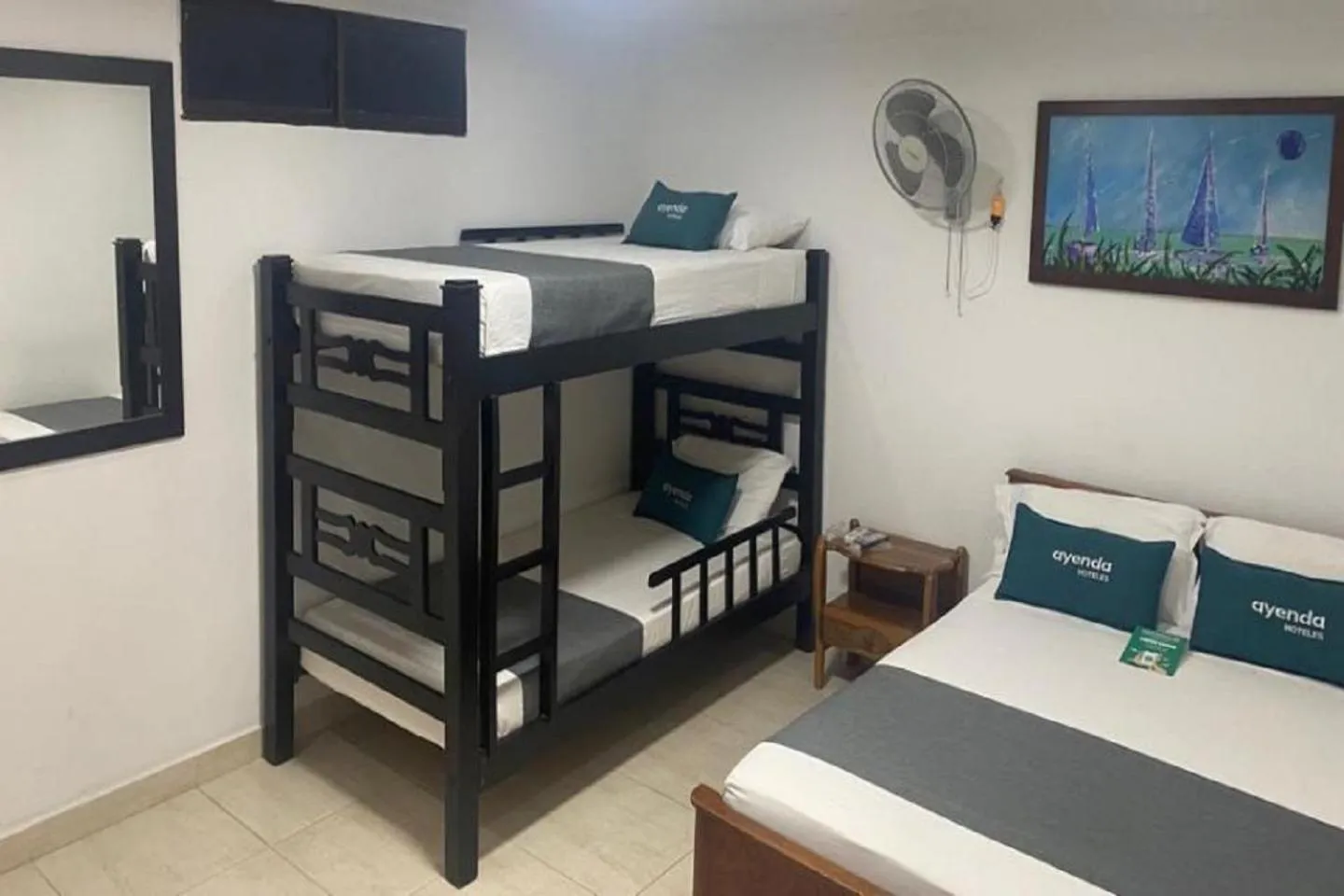 Bed in Hotel Colon Rodadero