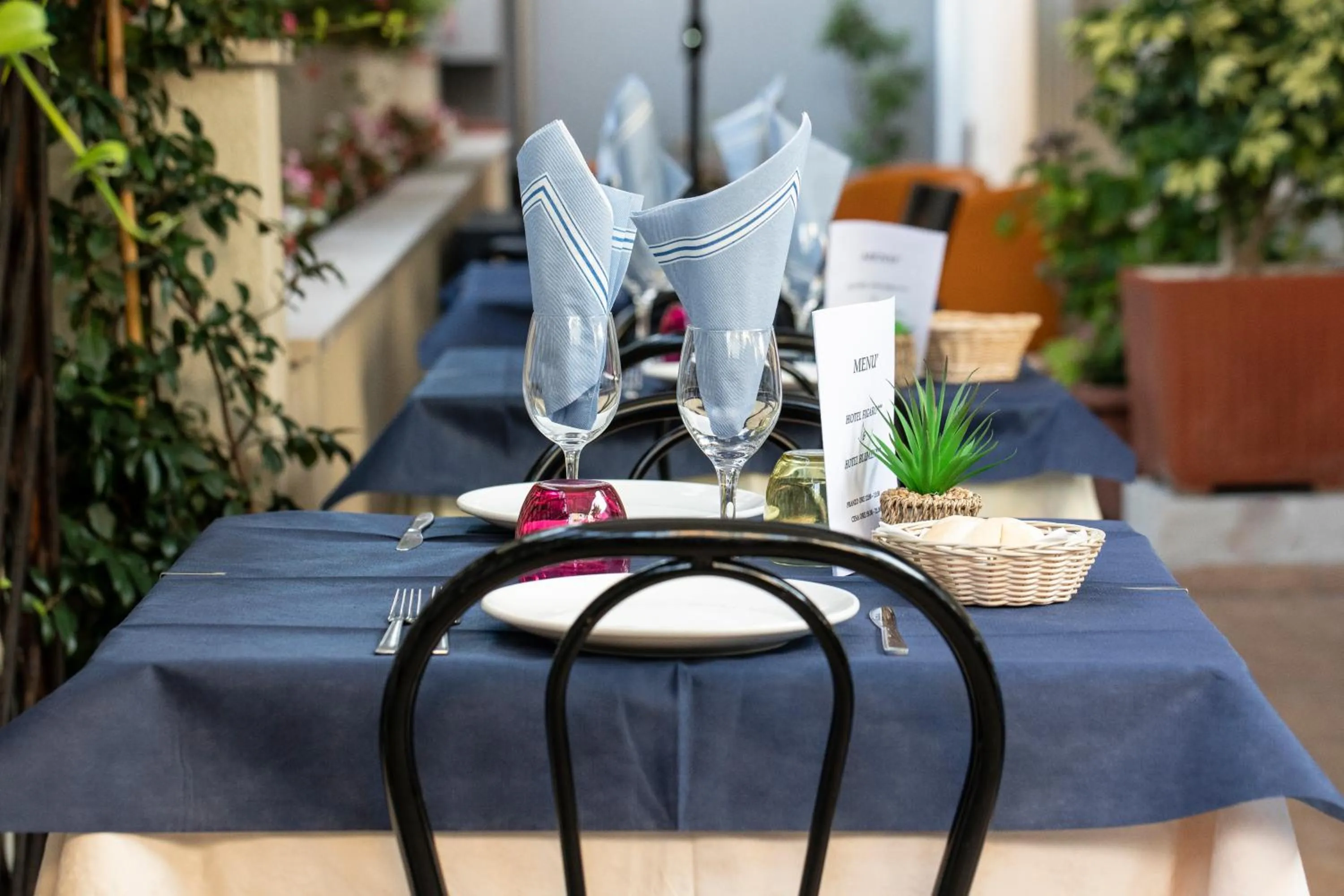 Patio in Amadei Hotel Figaro & Apartments