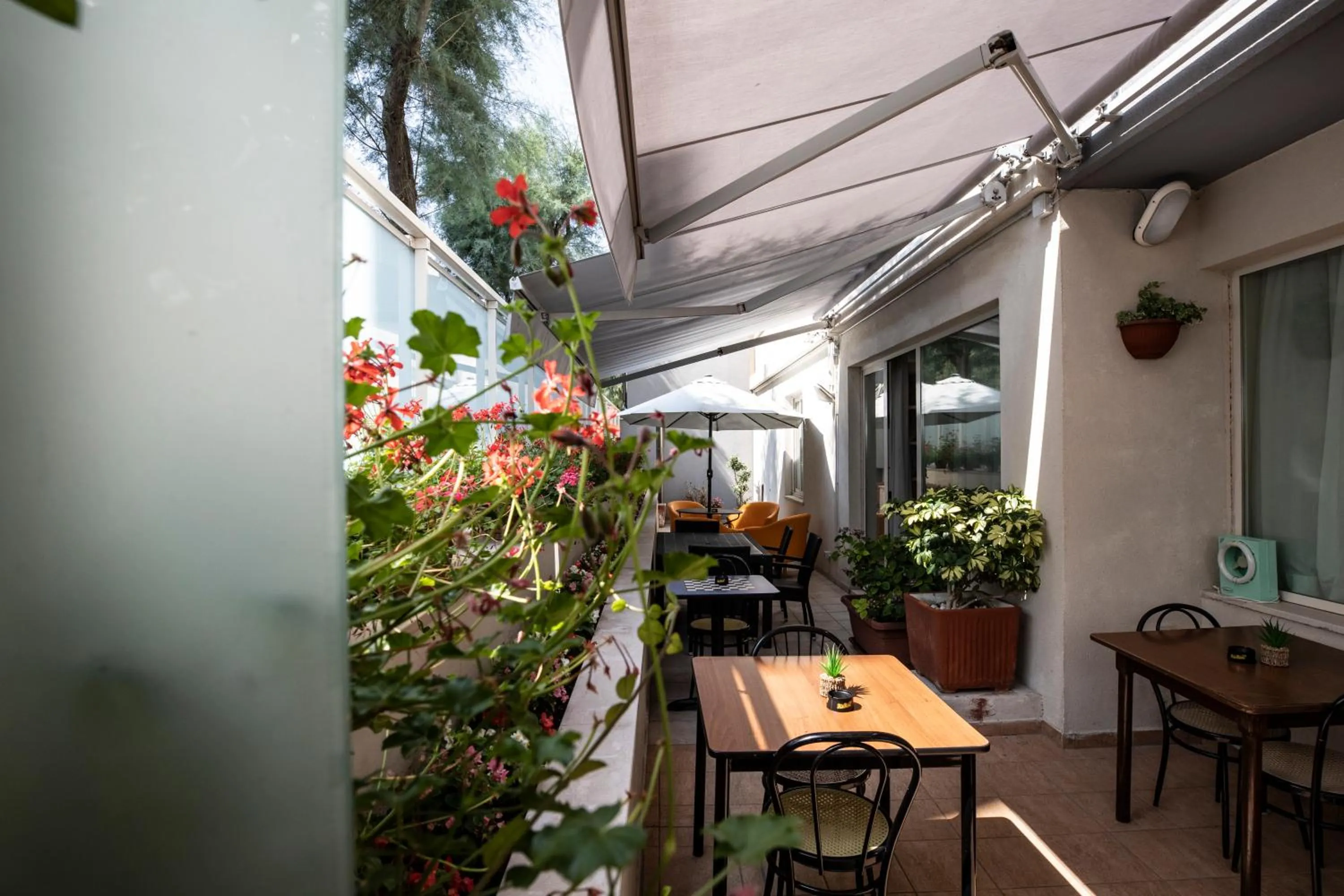 Patio in Amadei Hotel Figaro & Apartments