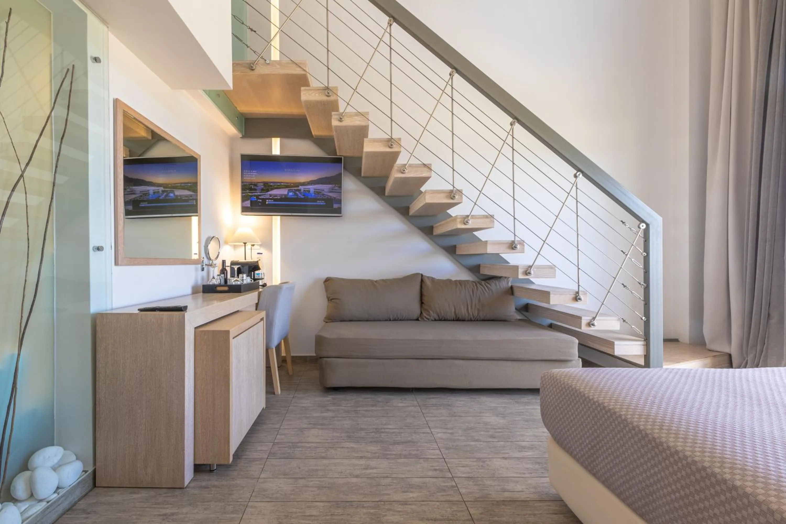 Garden view in Akti Palace Hotel