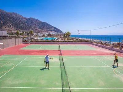 Tennis court in Akti Palace Hotel