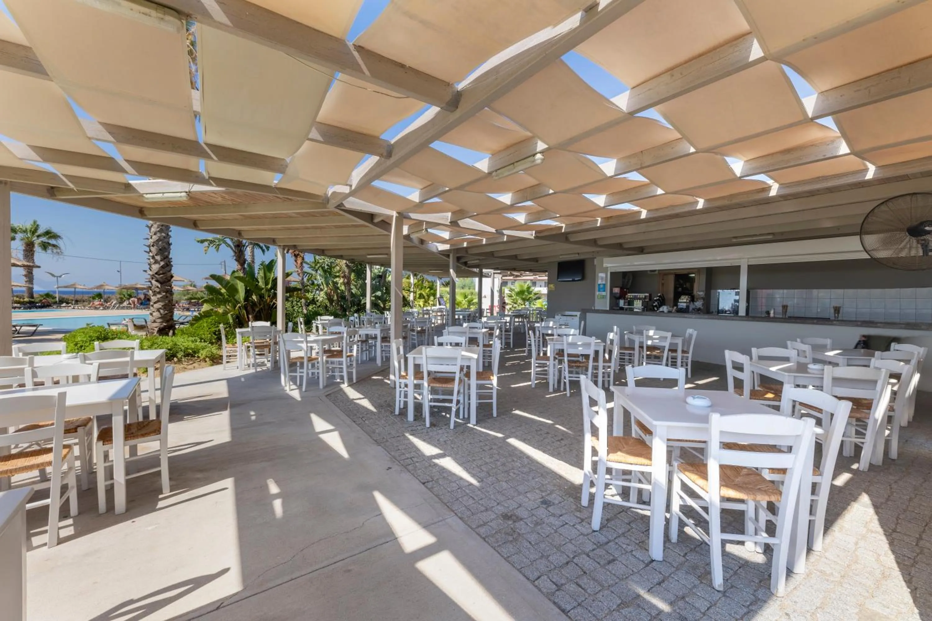 Swimming pool in Akti Palace Hotel