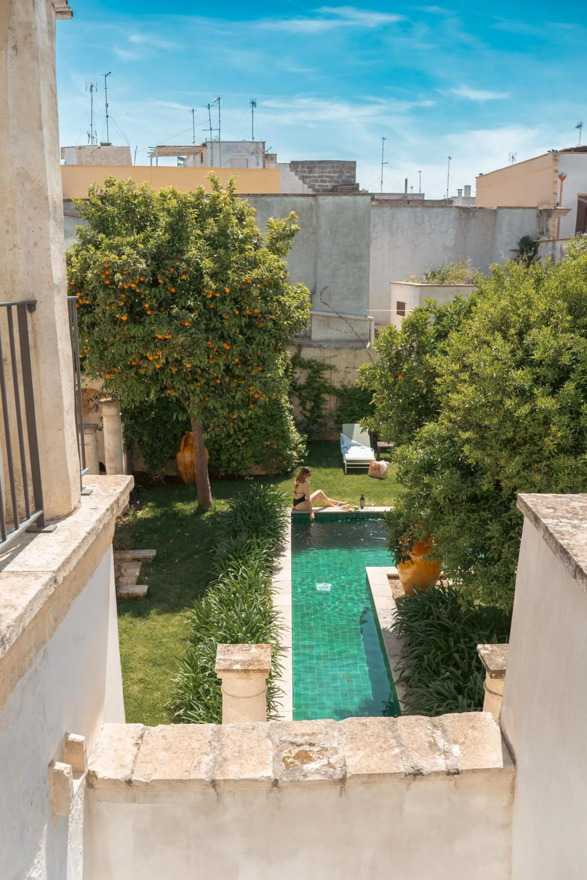 Swimming pool in Palazzo Muci