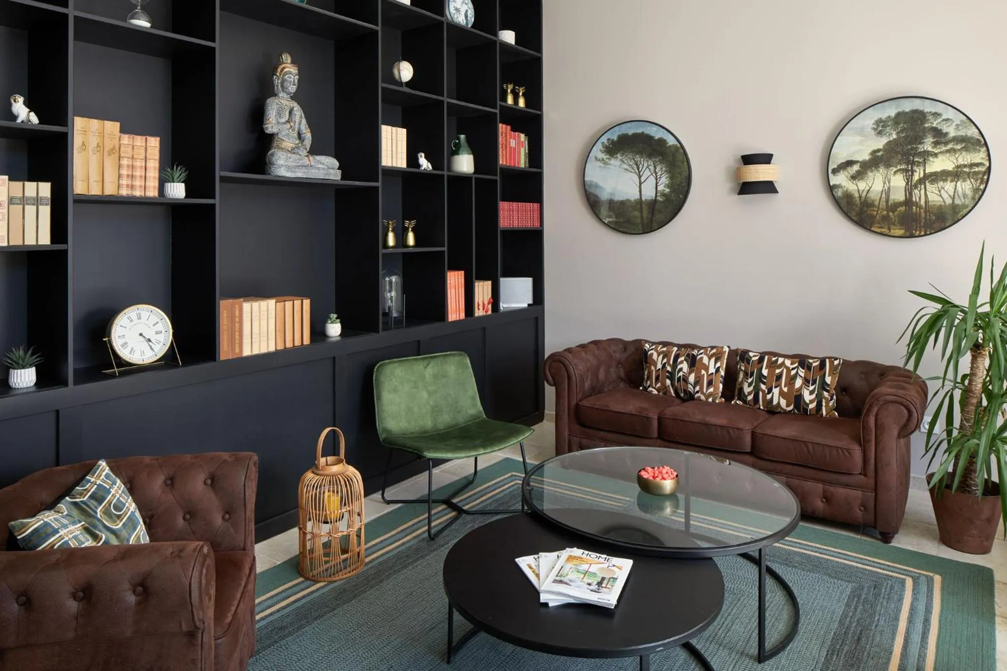 Lobby or reception in Hôtel Saint-Alban
