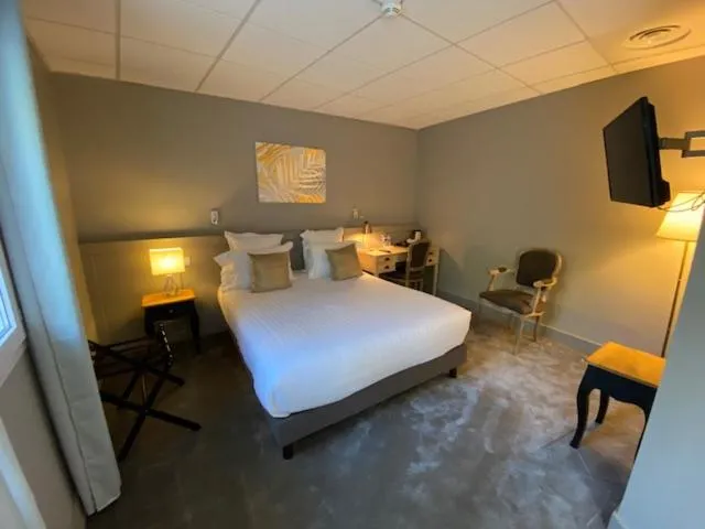 Photo of the whole room, Bed in Hôtel Saint-Alban