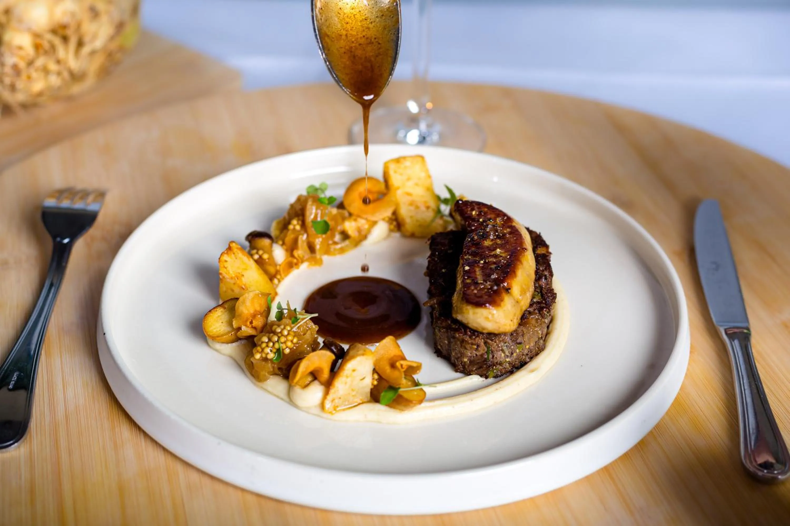 Restaurant/places to eat in Hôtel Saint-Alban