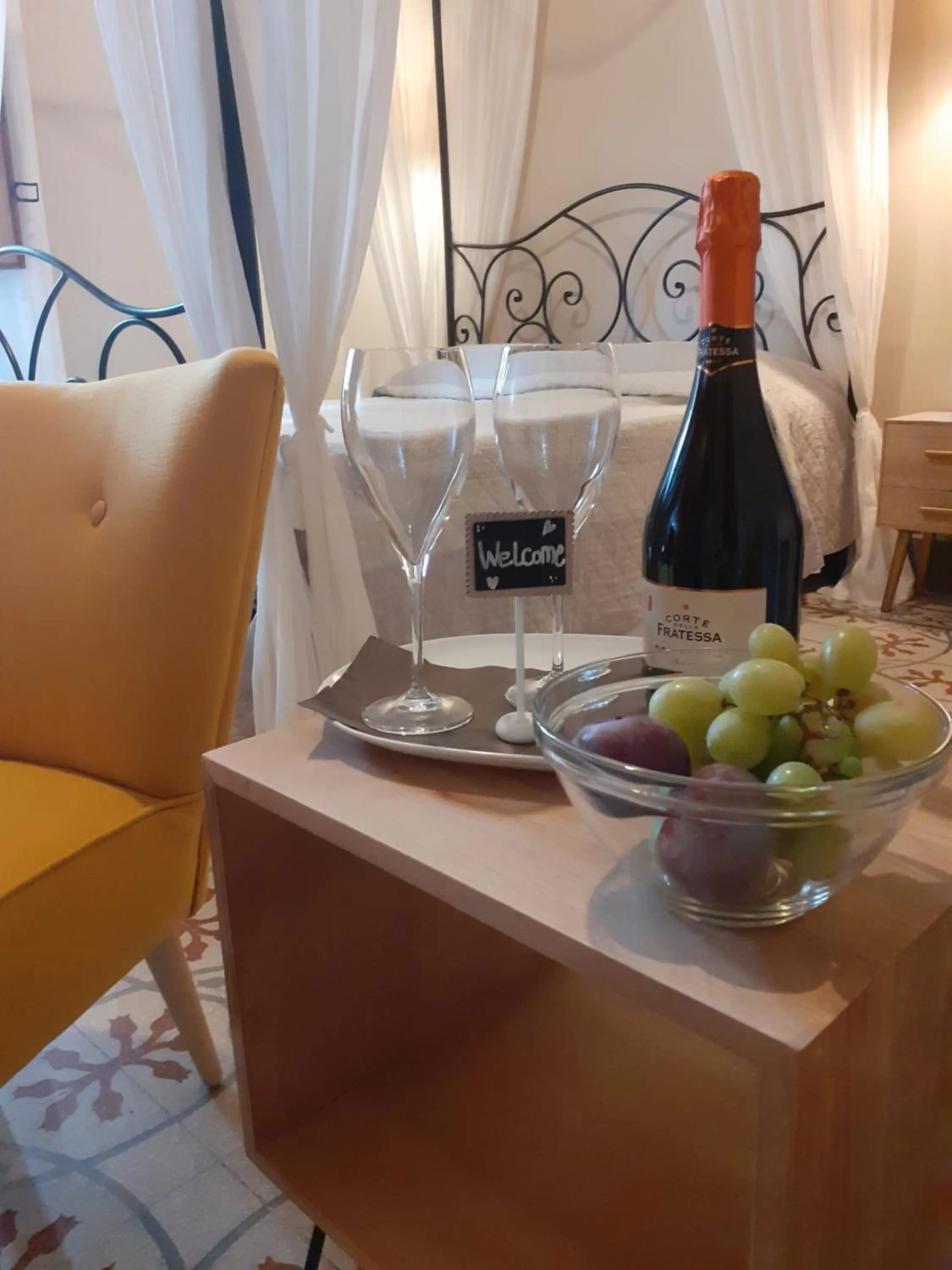 Bedroom in Villa Ricci Suites