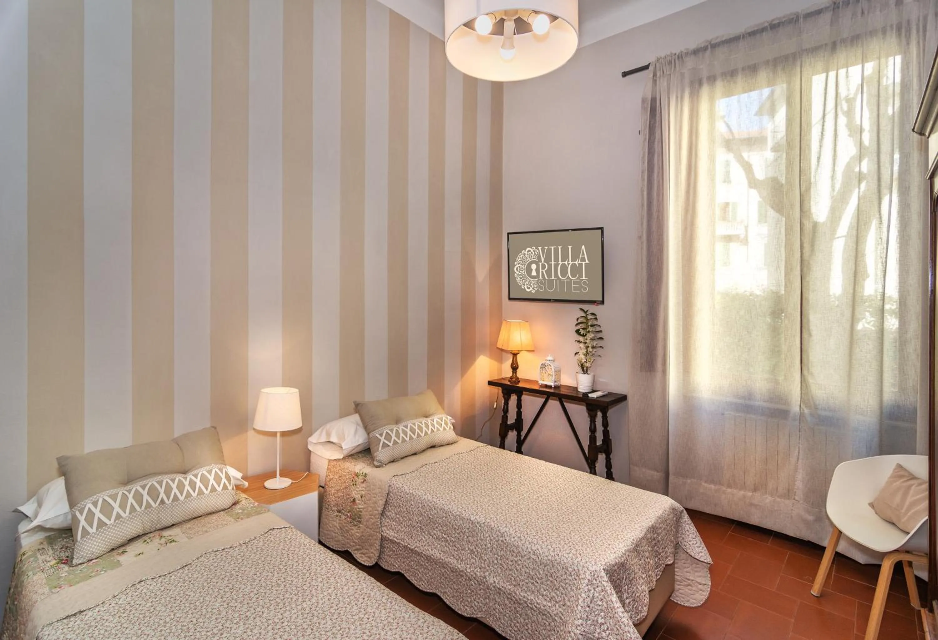 Bedroom, Bed in Villa Ricci Suites