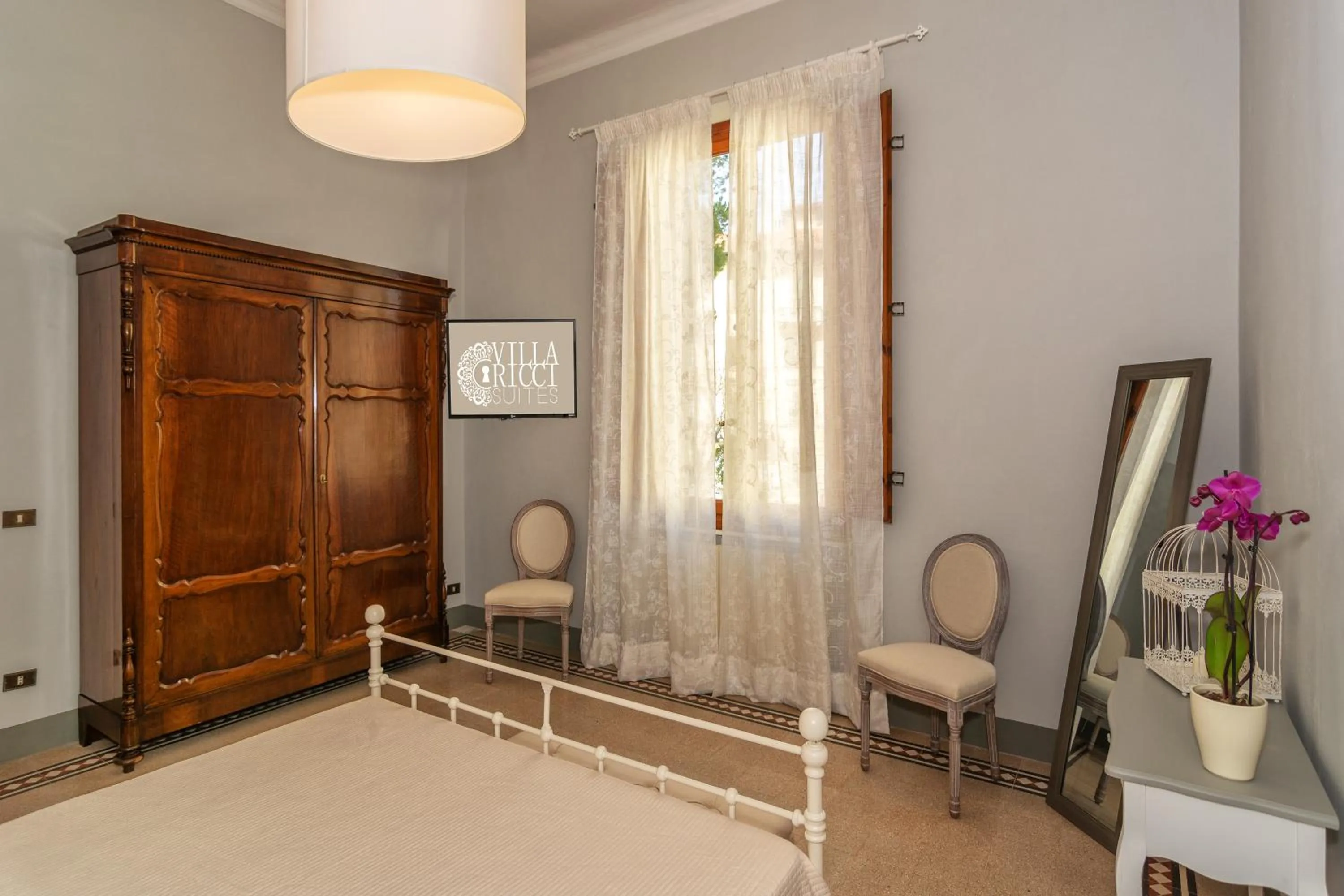 Photo of the whole room, Bed in Villa Ricci Suites