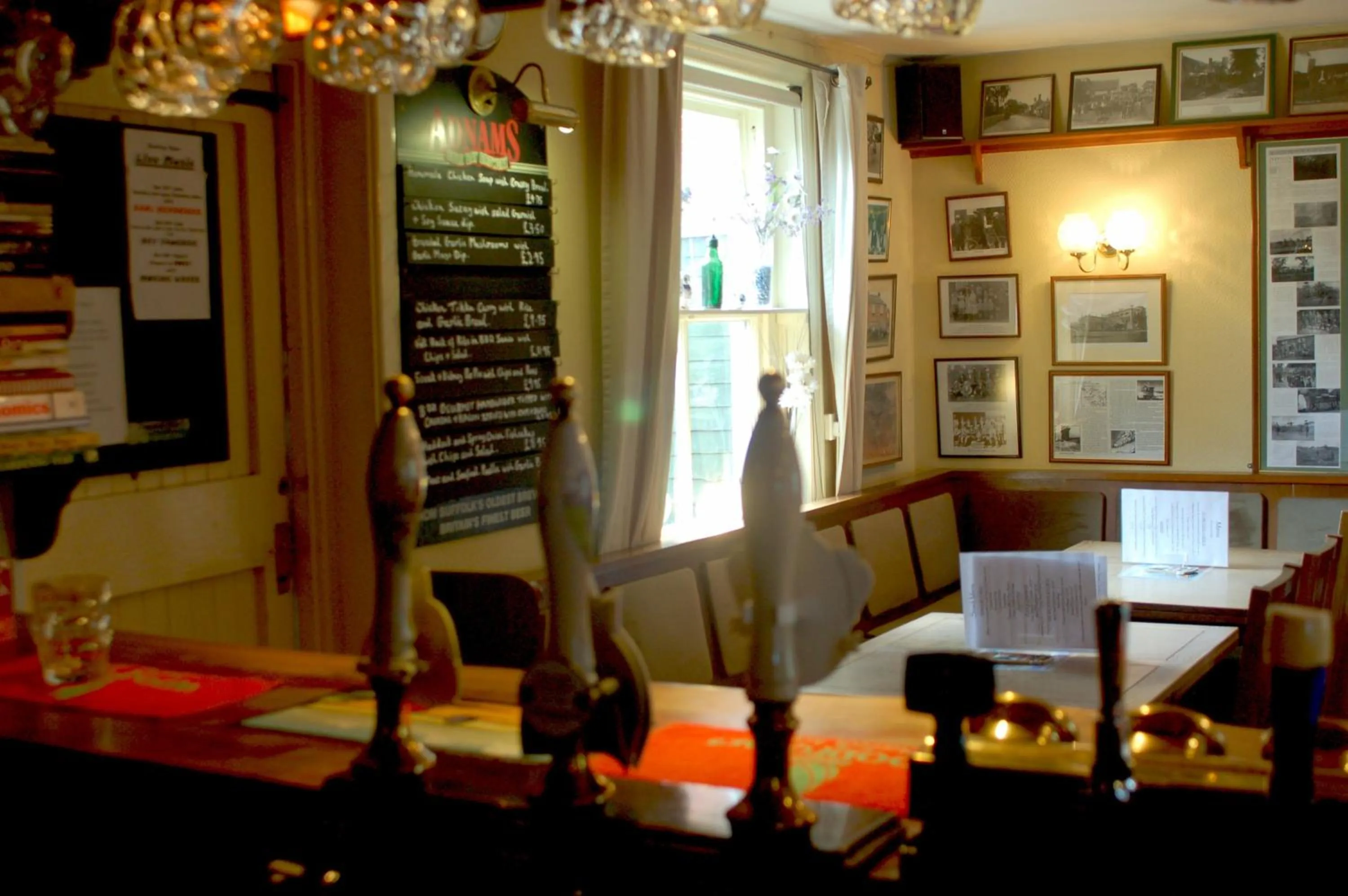 On site in The Theberton Lion