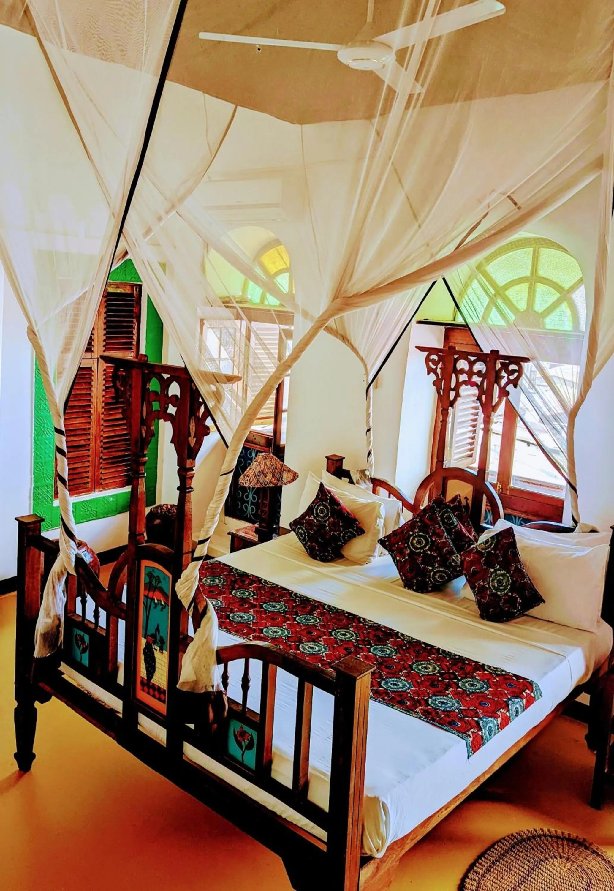 Bed in The Swahili House
