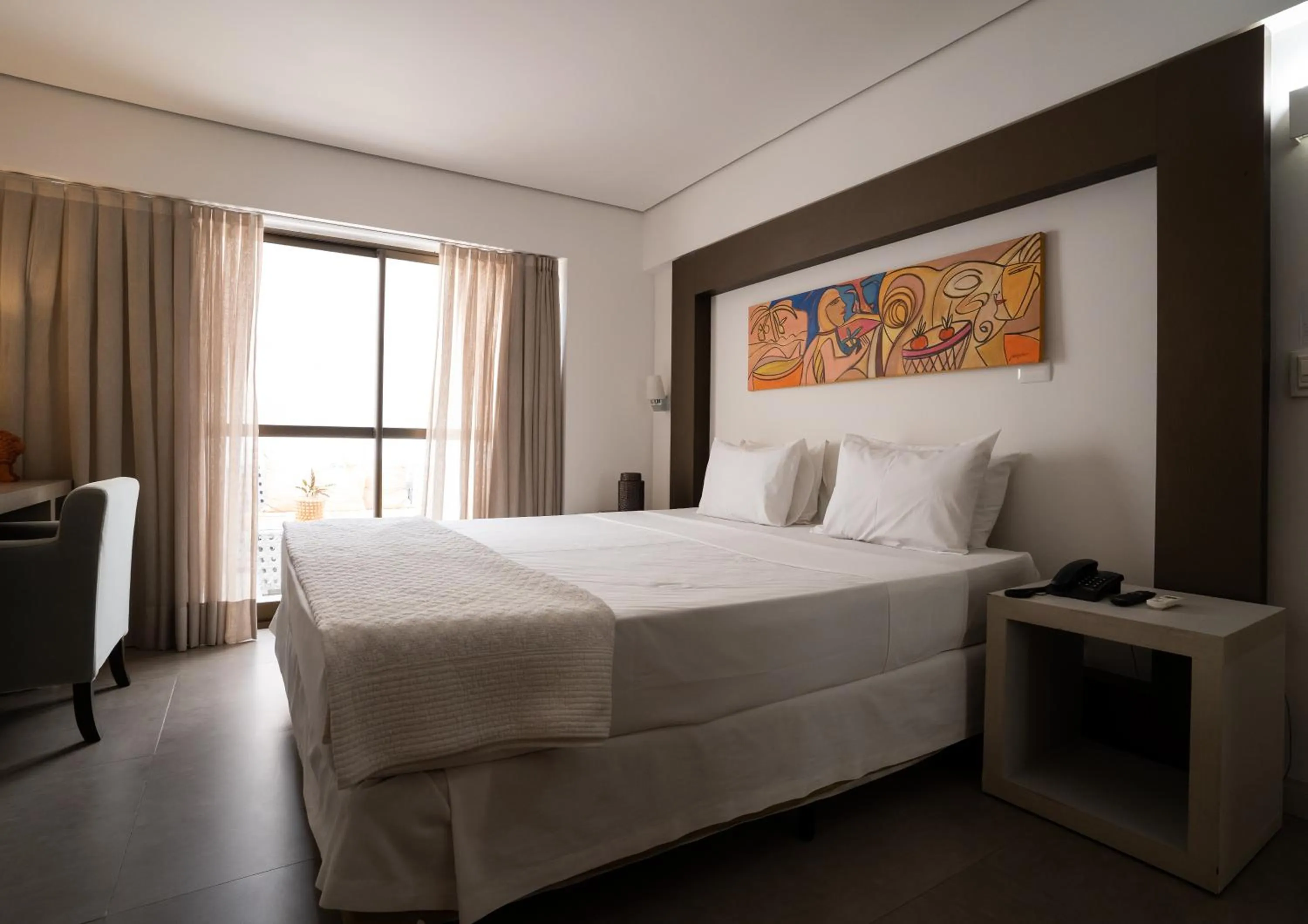 Property building, Bed in Hotel Cabo Branco Atlântico