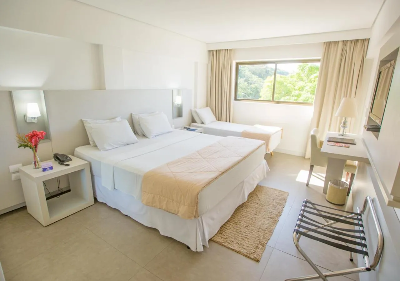 Bed in Hotel Cabo Branco Atlântico