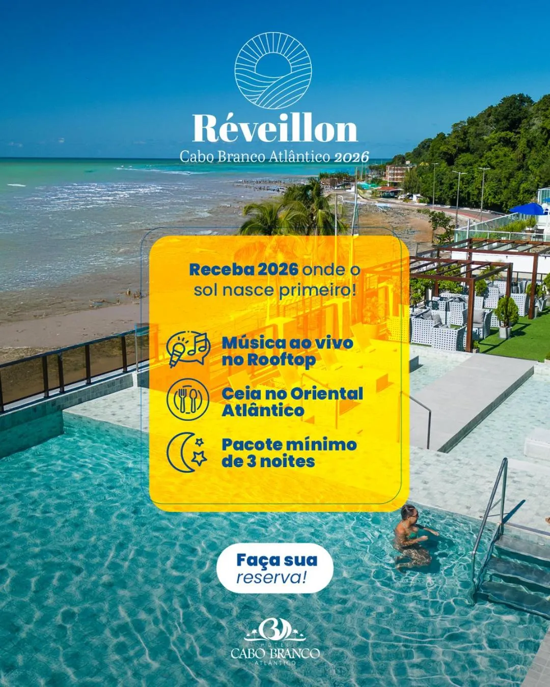 Swimming pool in Hotel Cabo Branco Atlântico