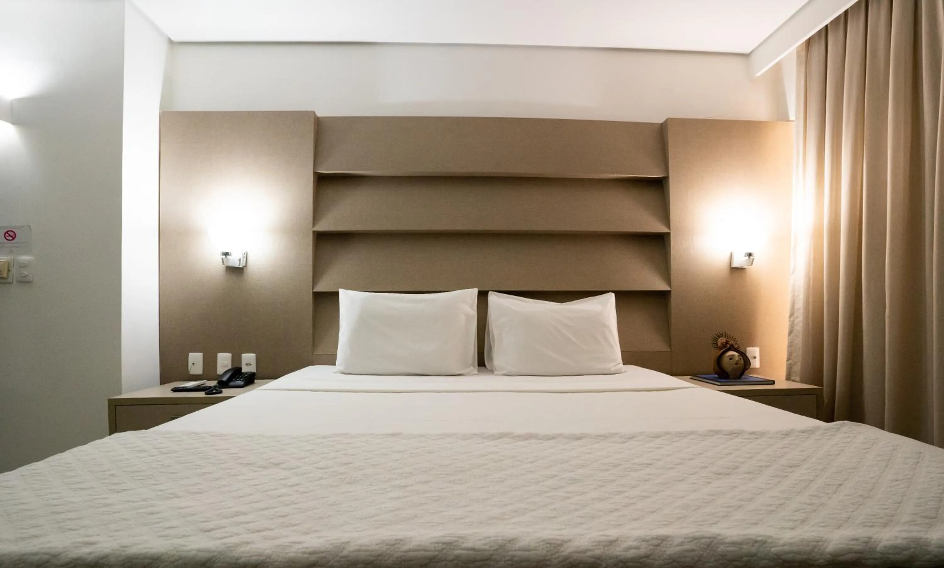 Property building, Bed in Hotel Cabo Branco Atlântico