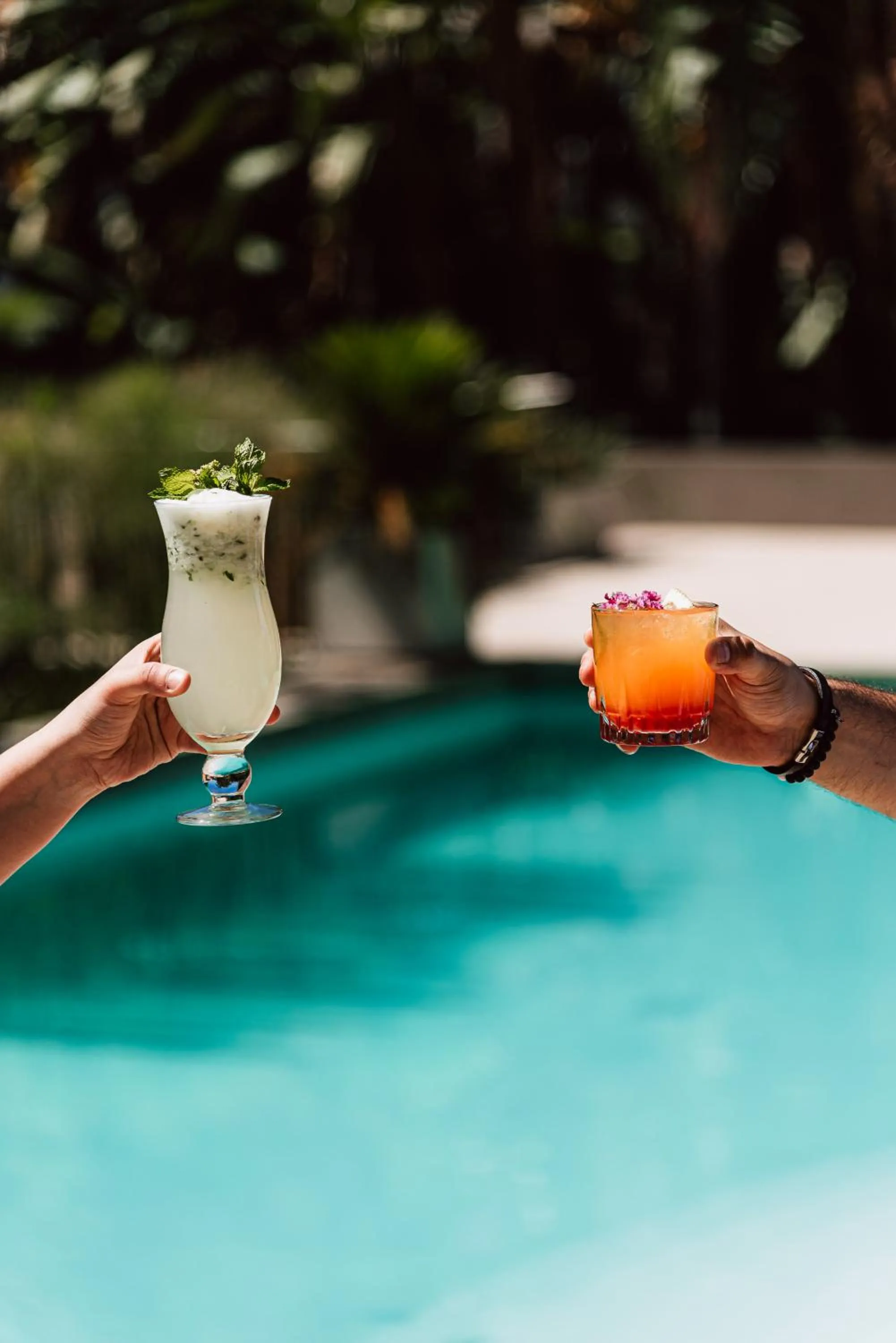 Pool view in Hilton Garden Inn Tucuman