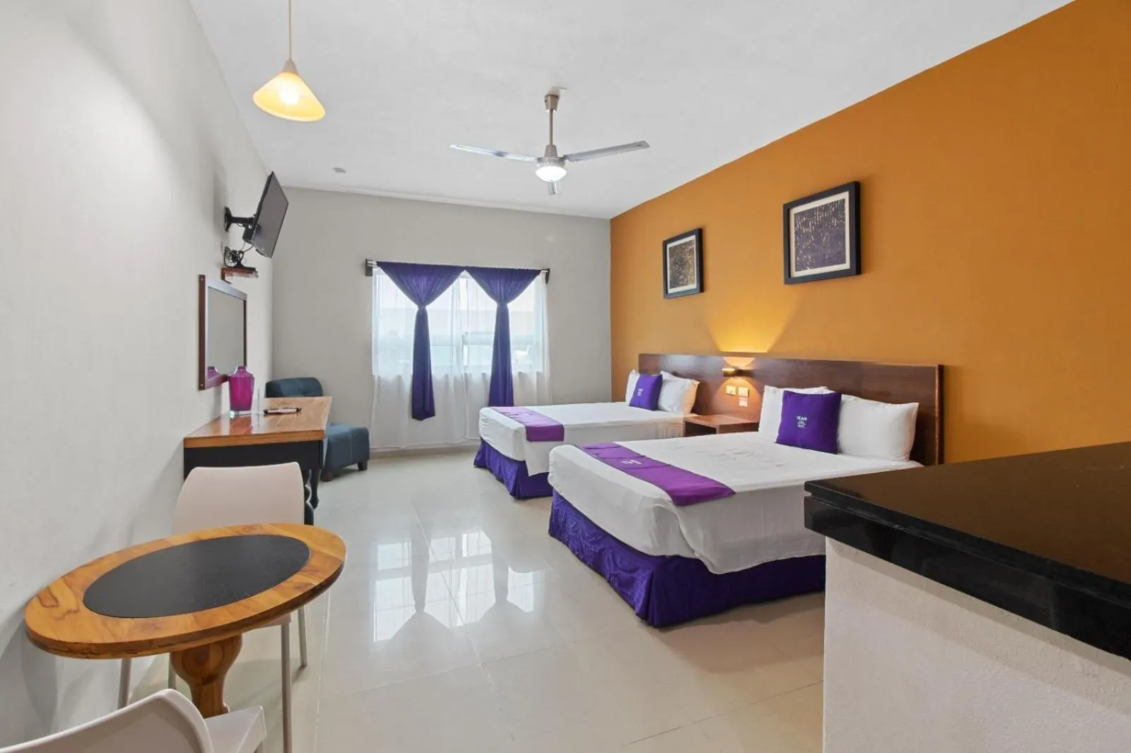 Bed in Hotel Yeah Rincón de Guayabitos