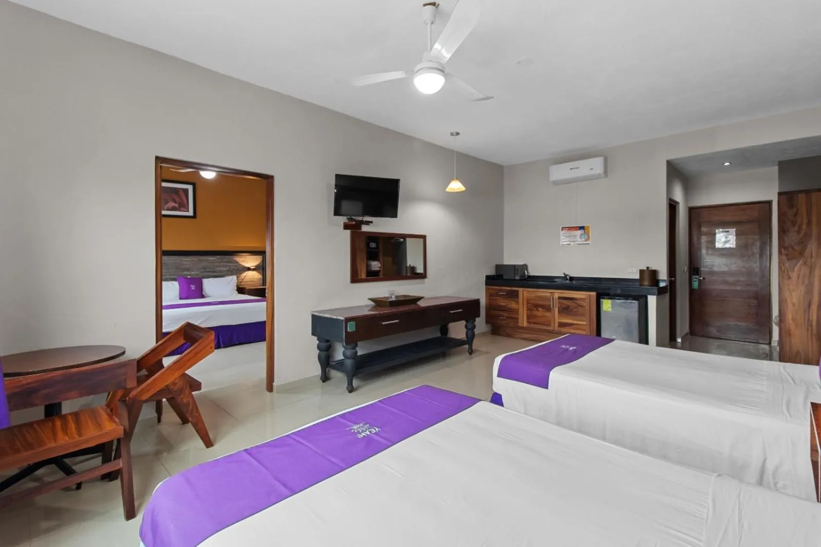 Bed in Hotel Yeah Rincón de Guayabitos