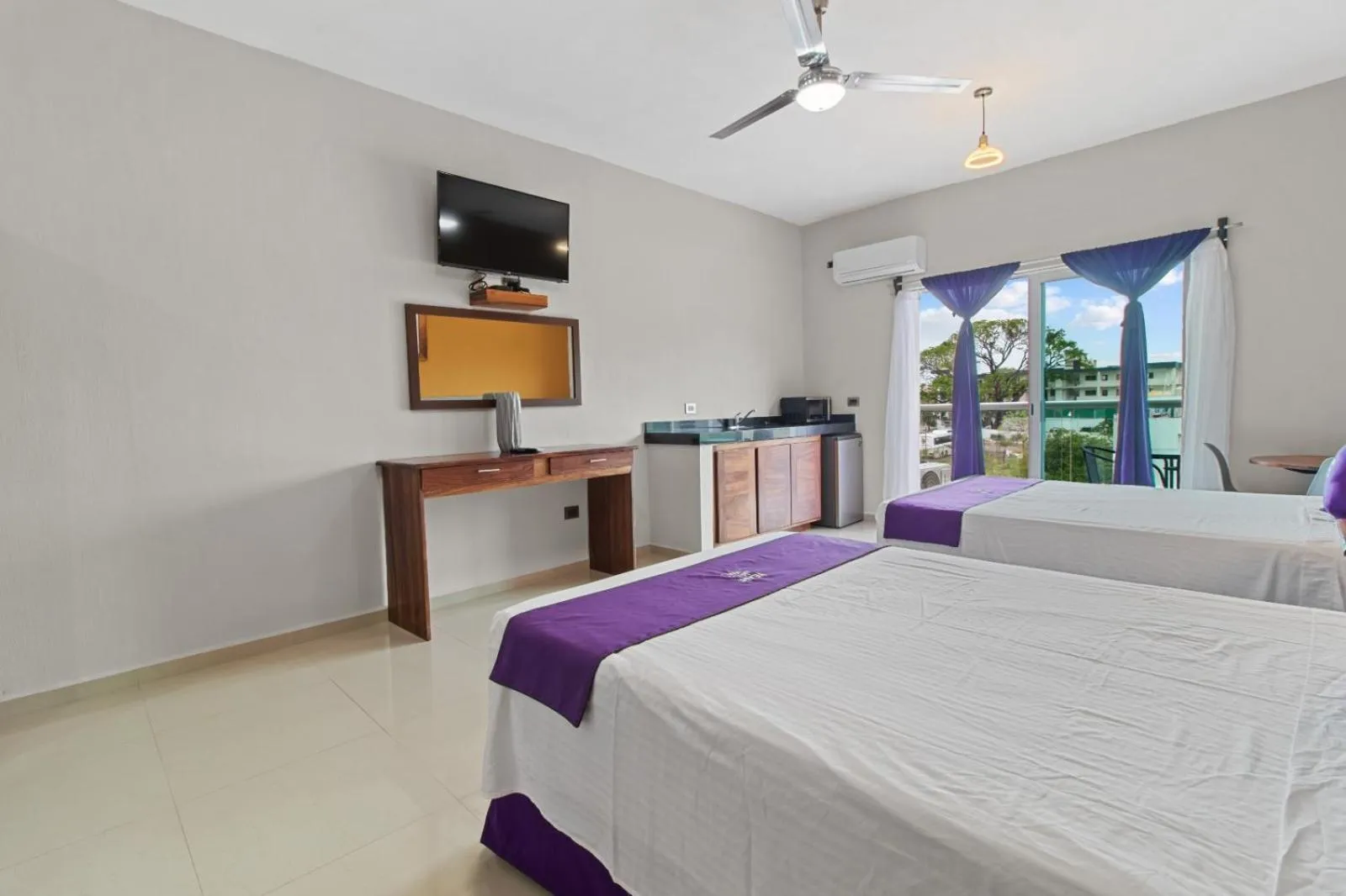 Bed in Hotel Yeah Rincón de Guayabitos