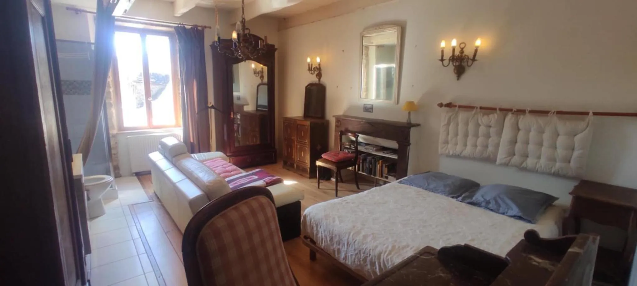 Bed in Le Moulin de Benechou