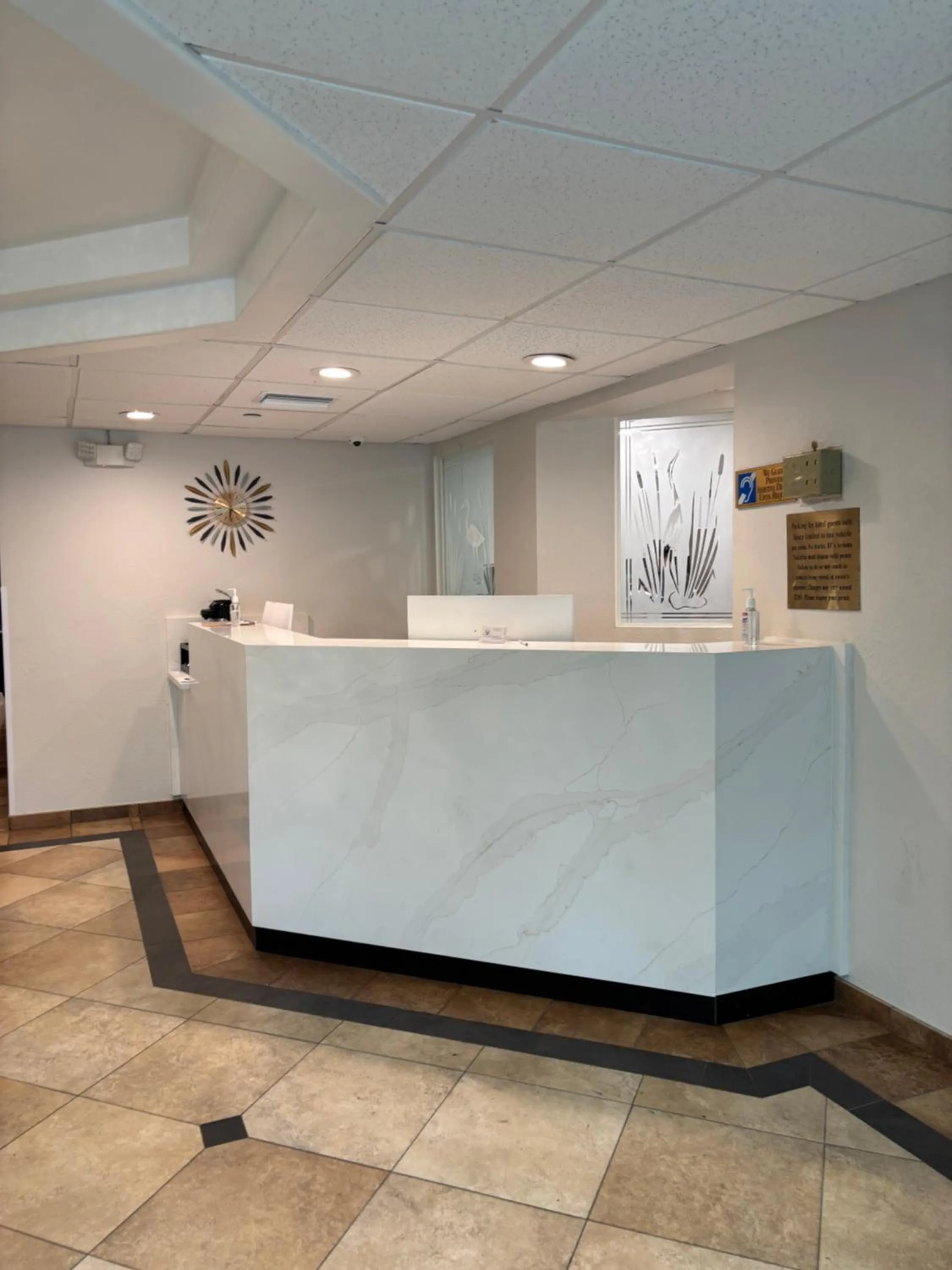 Lobby or reception in Gulfview Hotel - On the Beach