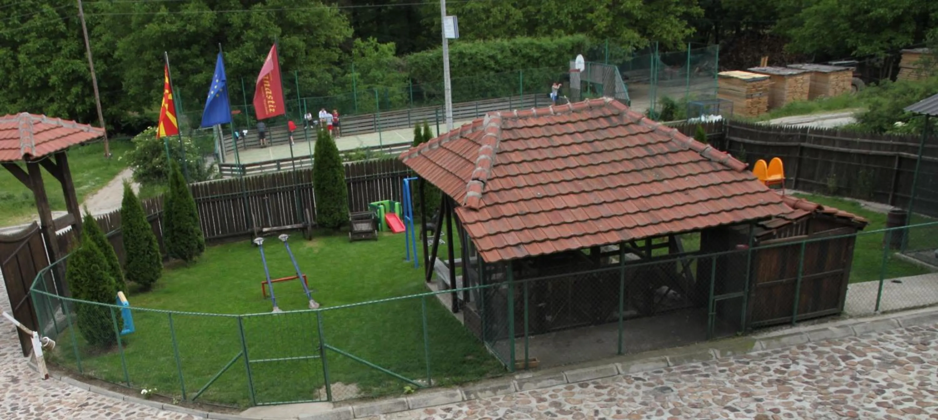 Children play ground in Hotel Manastir Berovo