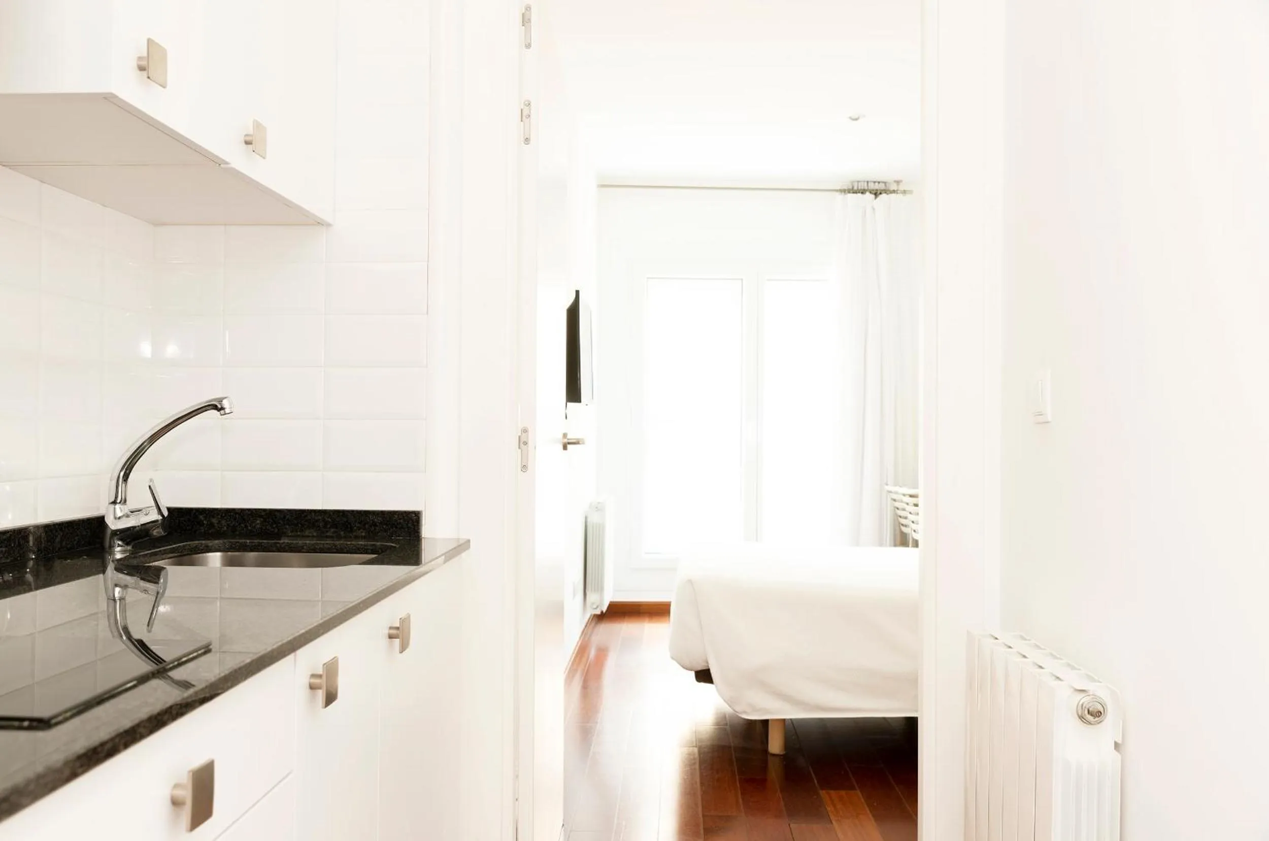 Kitchen or kitchenette in Apartamentos Sabinas El Pilar