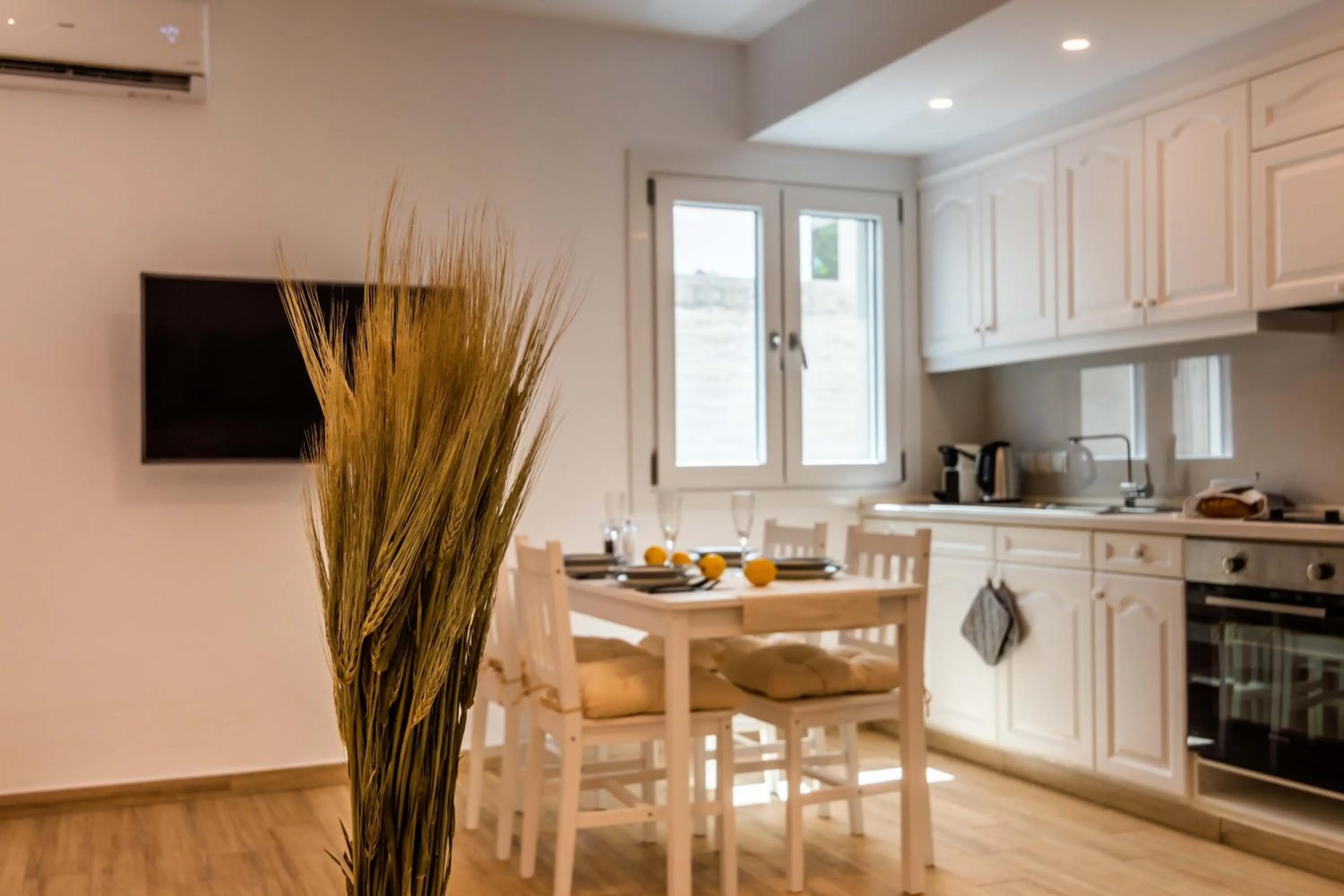 Kitchen or kitchenette in White Rock Milos Suites