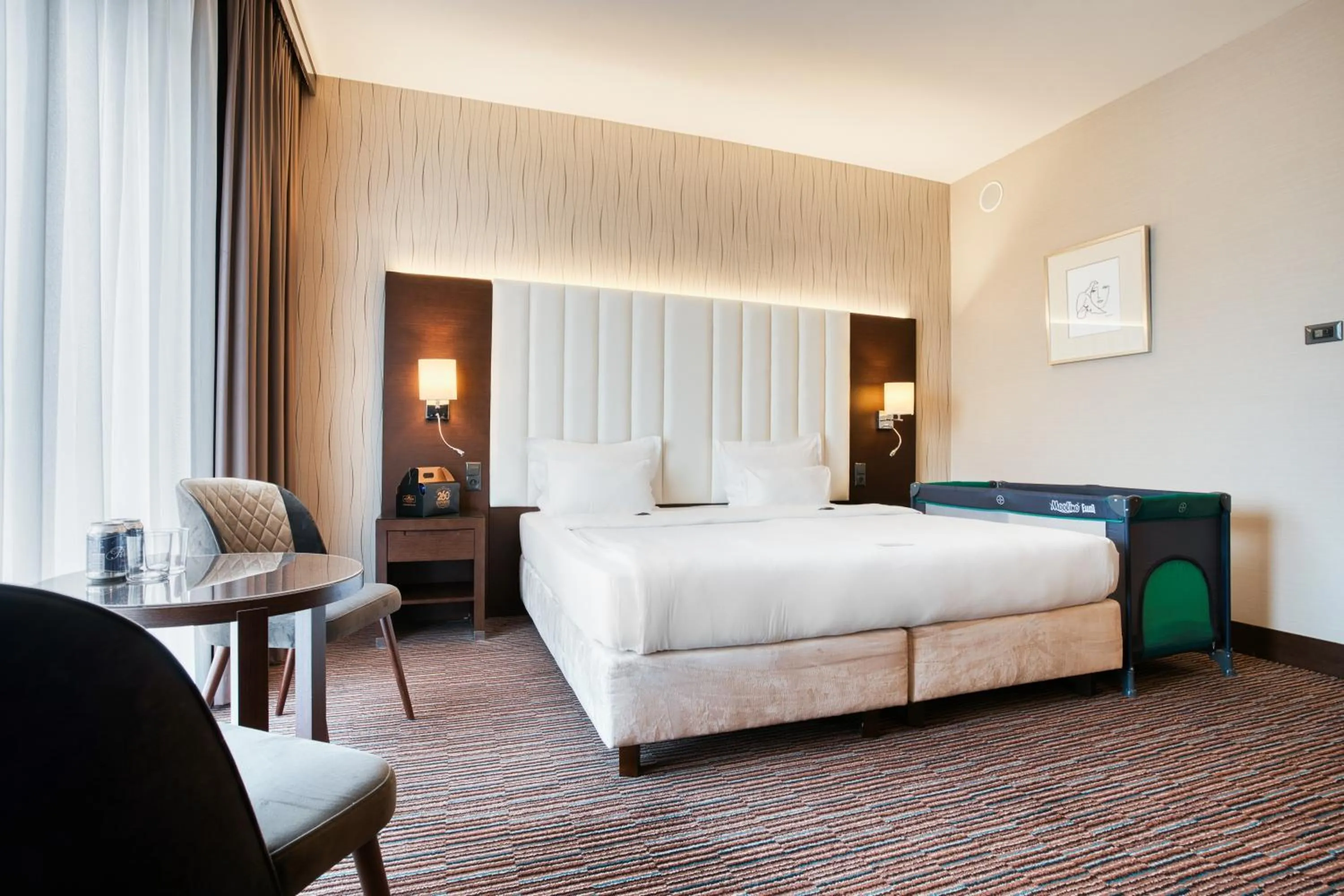 Bed in Copernicus Toruń Hotel