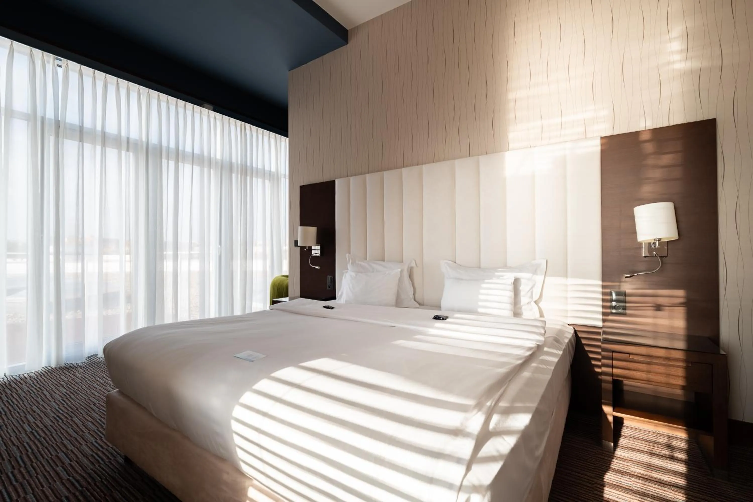 Bed in Copernicus Toruń Hotel