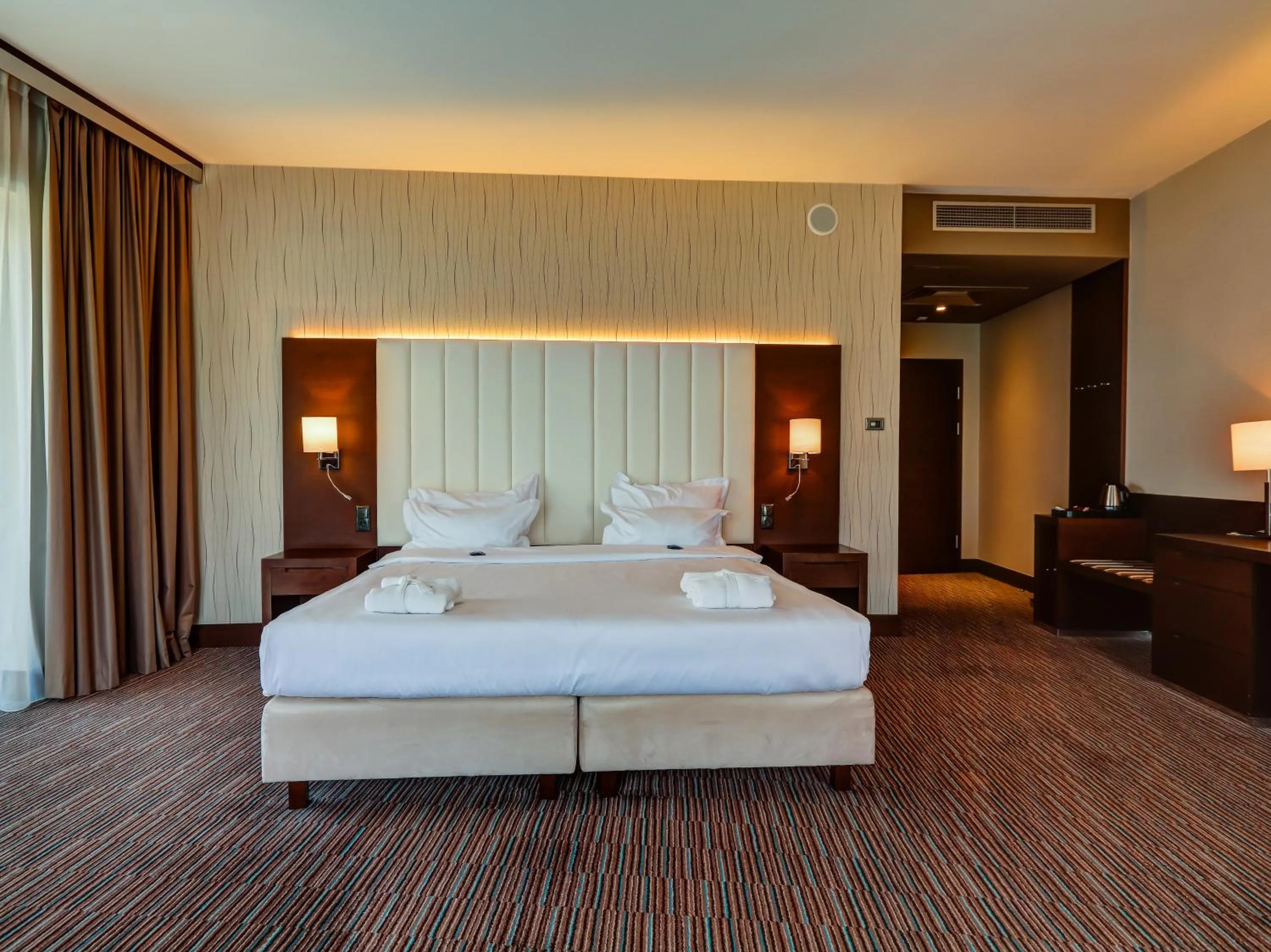 Bed in Copernicus Toruń Hotel