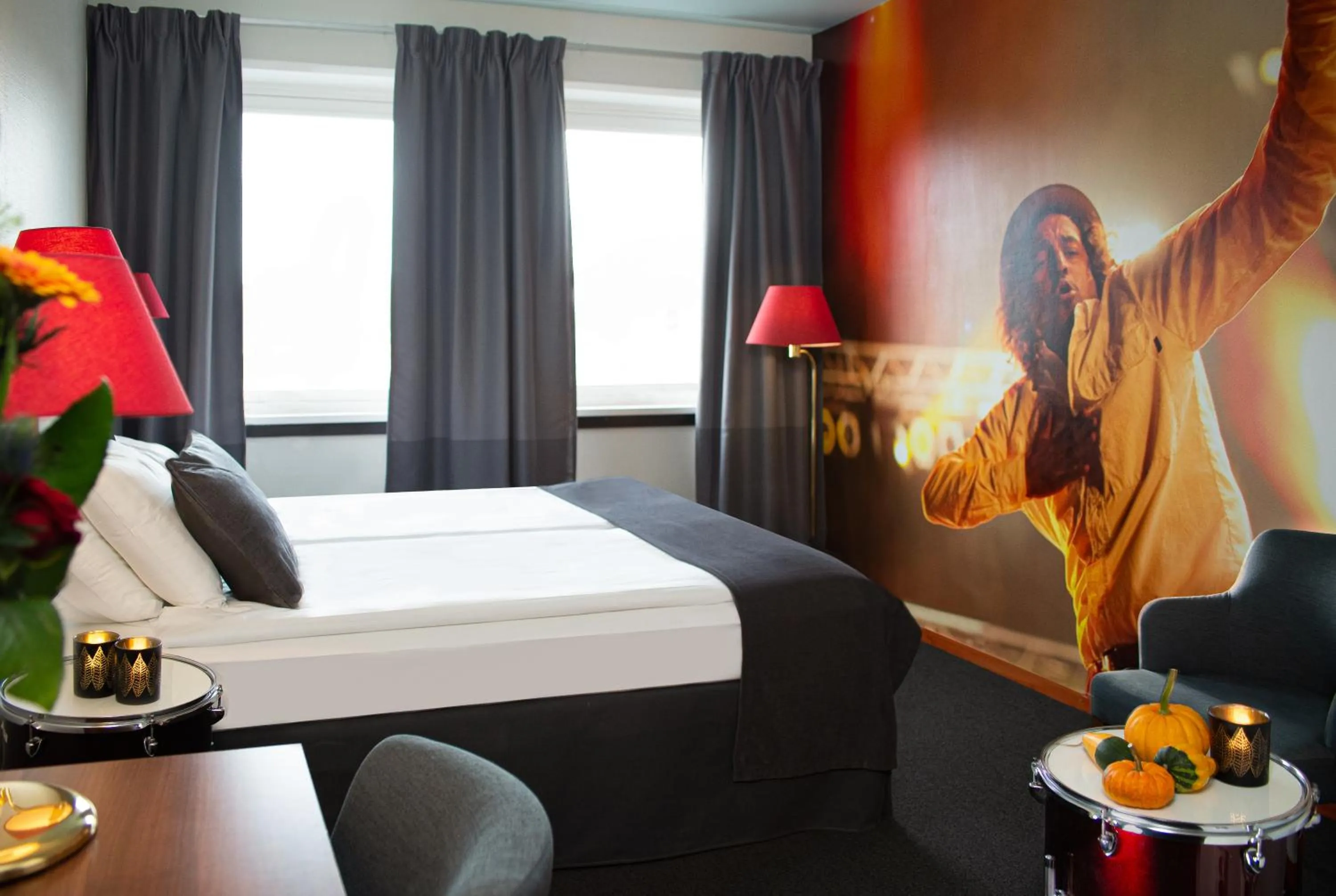 Bed in Hotell Hulingen