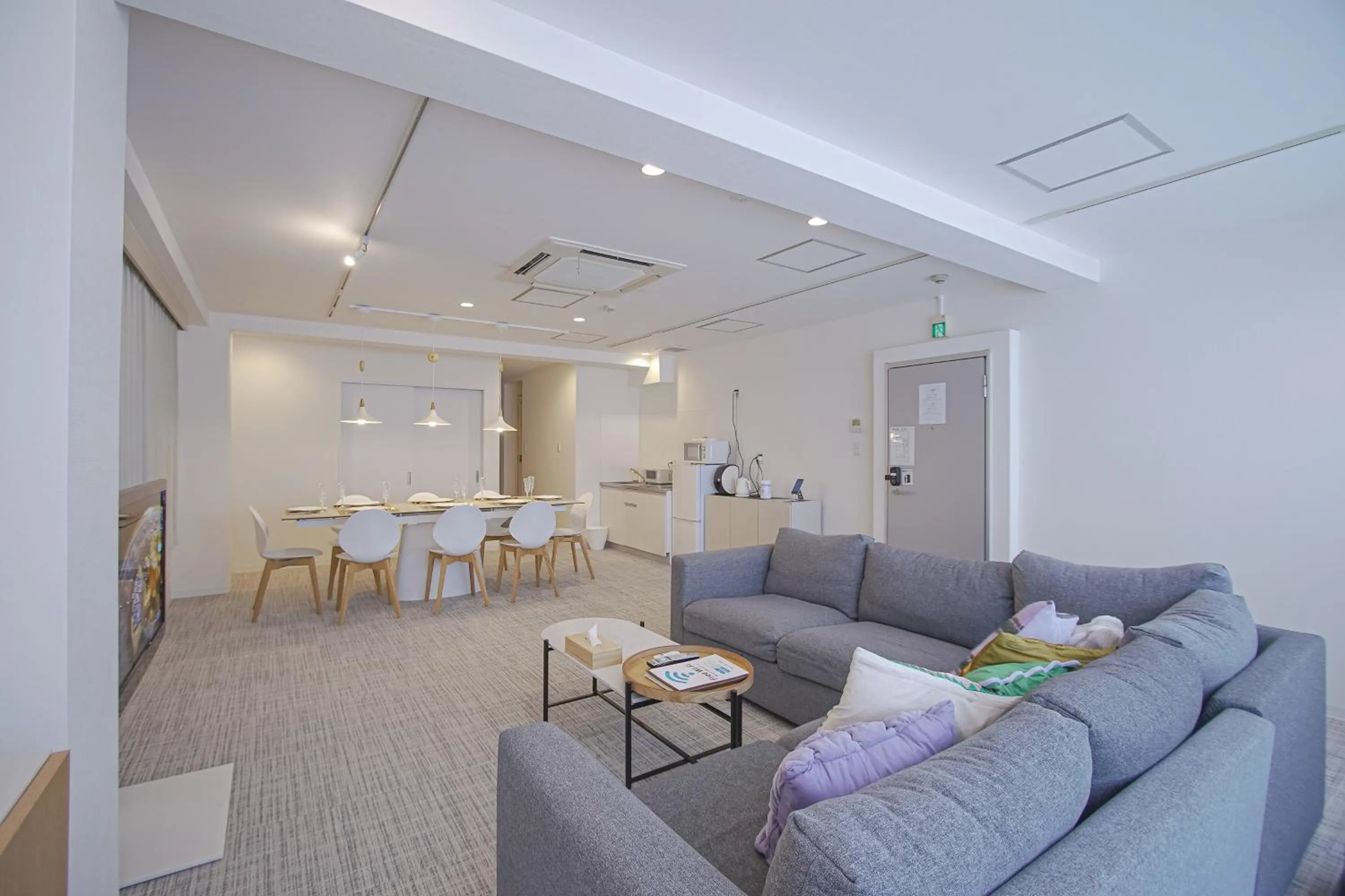 Living room in INOVE VILLA OSAKA -118 sqm , 2 Bedrooms , 7 Double Beds
