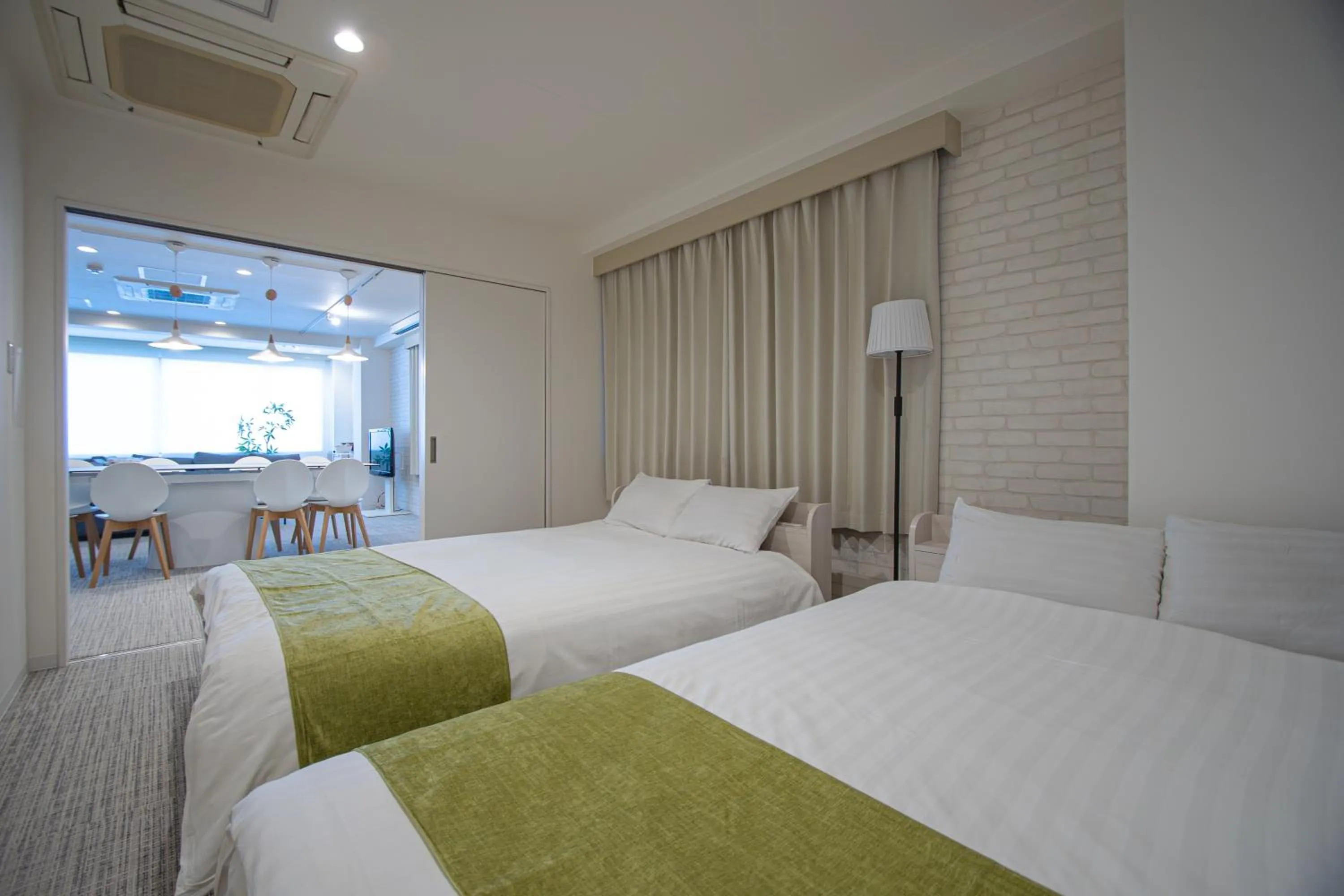 Bed in INOVE VILLA OSAKA -118 sqm , 2 Bedrooms , 7 Double Beds