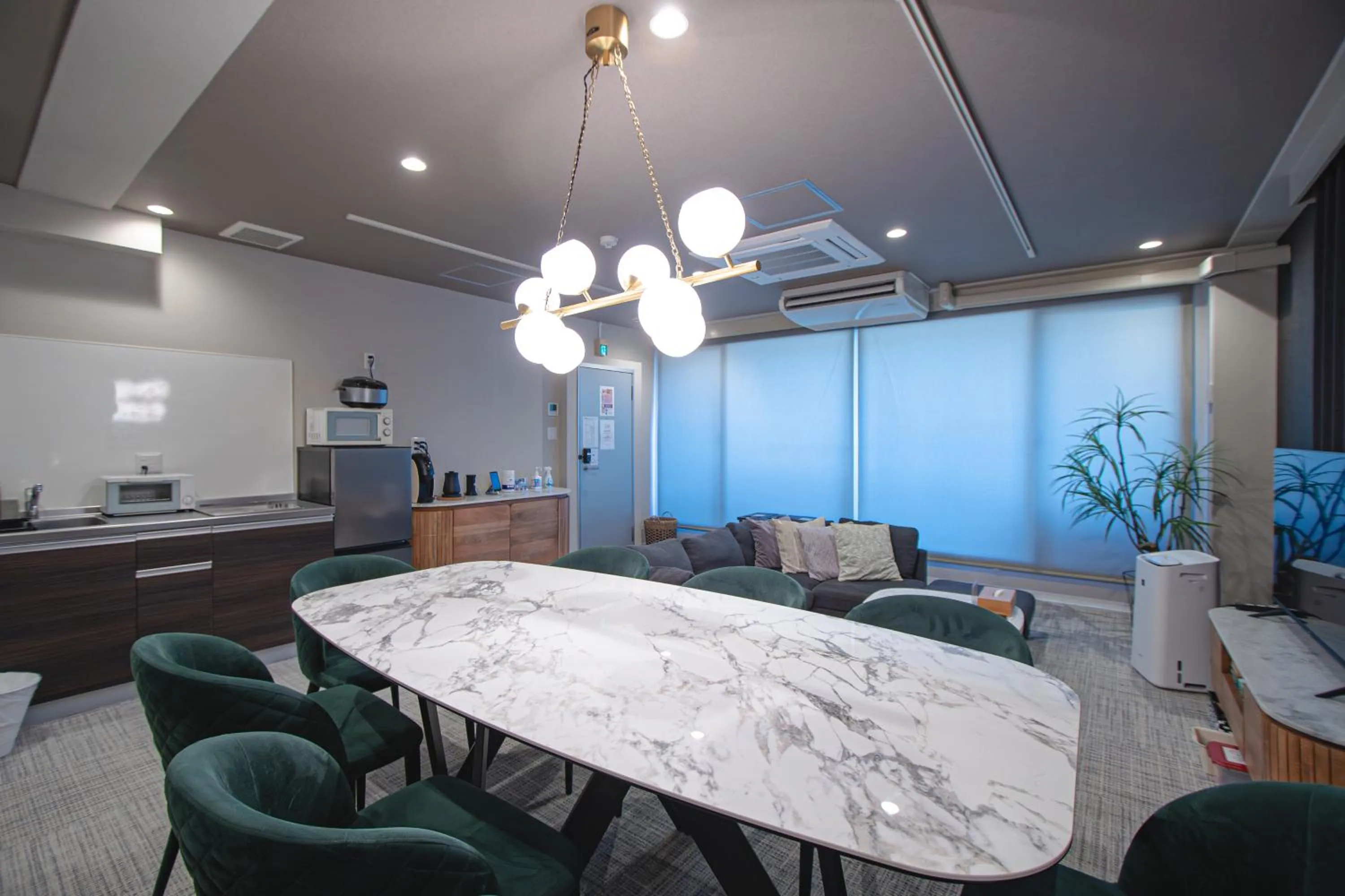 Living room in INOVE VILLA OSAKA -118 sqm , 2 Bedrooms , 7 Double Beds