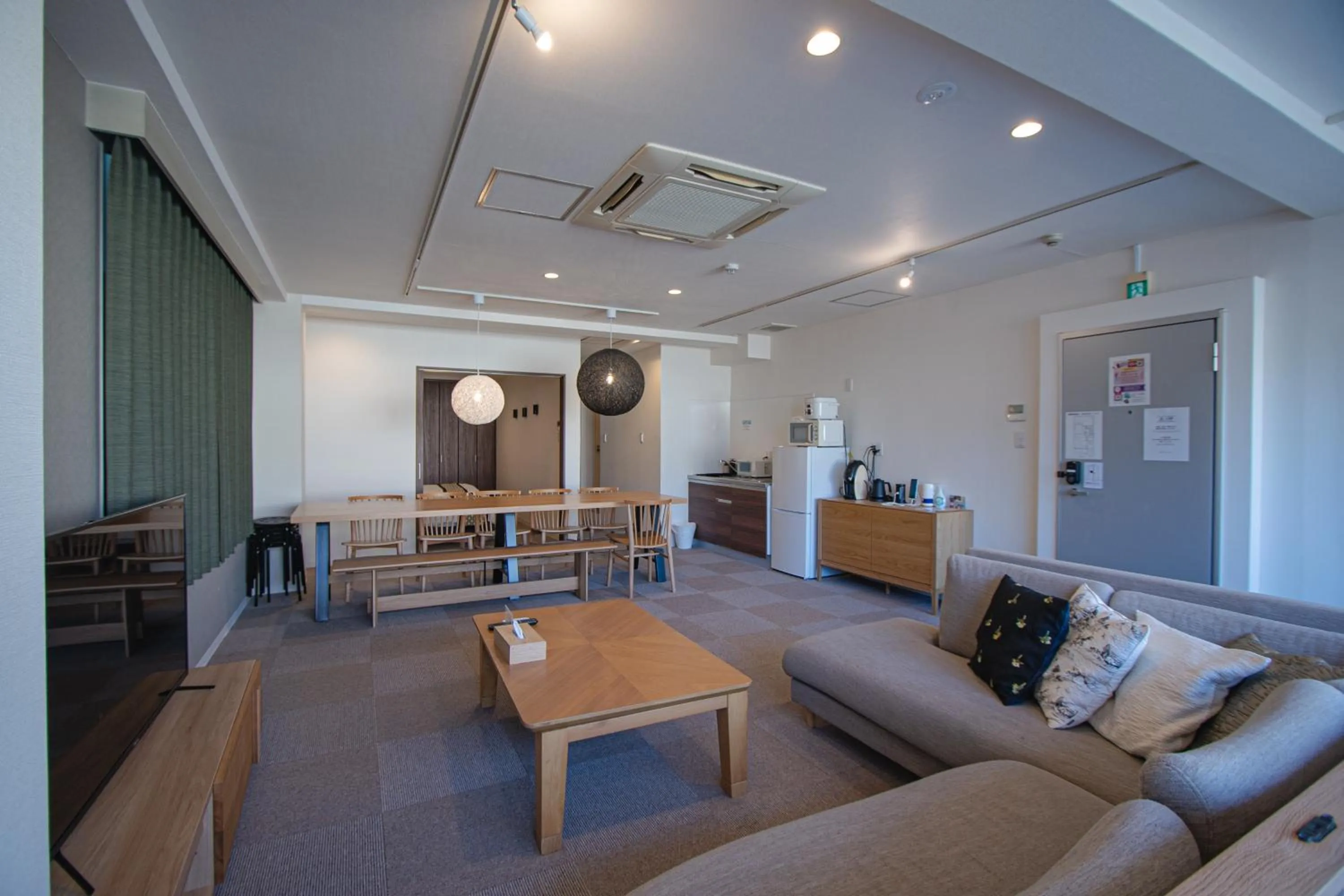 Living room in INOVE VILLA OSAKA -118 sqm , 2 Bedrooms , 7 Double Beds
