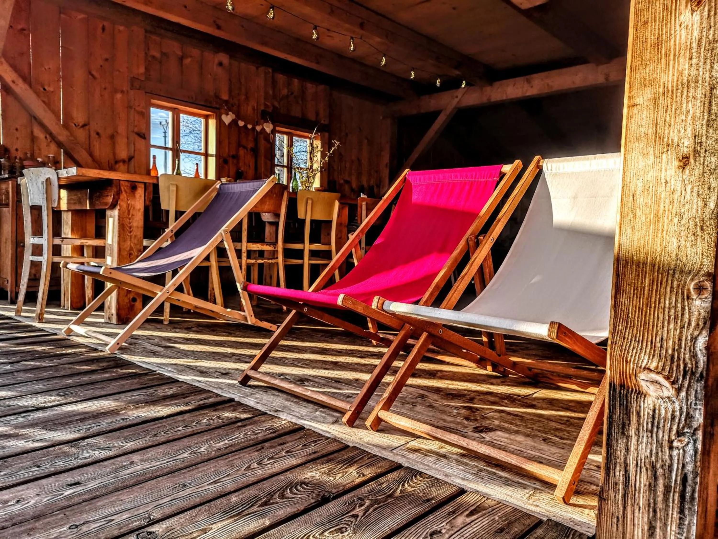 Seating area in Apartmány Červený Dvůr