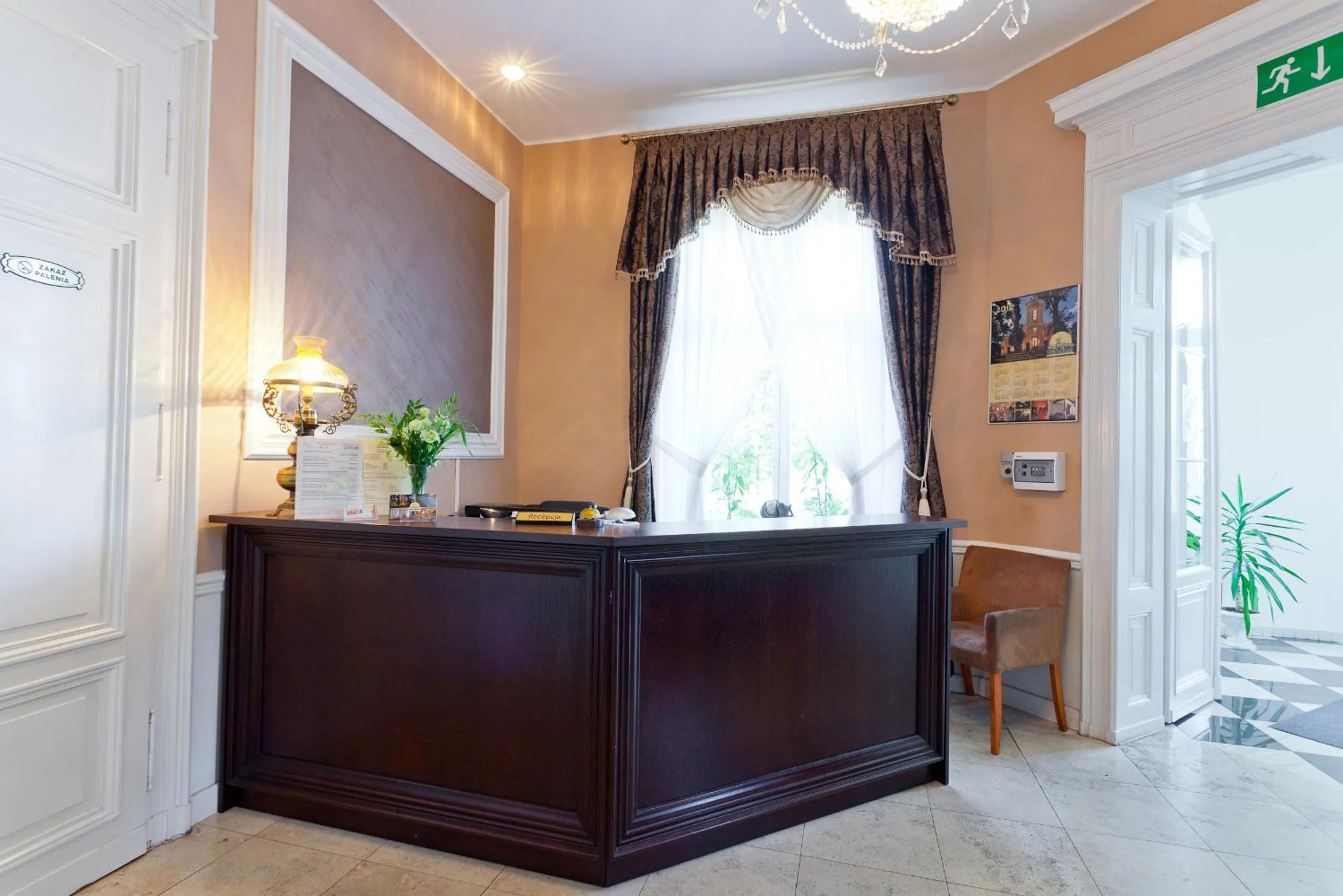 Lobby or reception in Pałac Pawłowice
